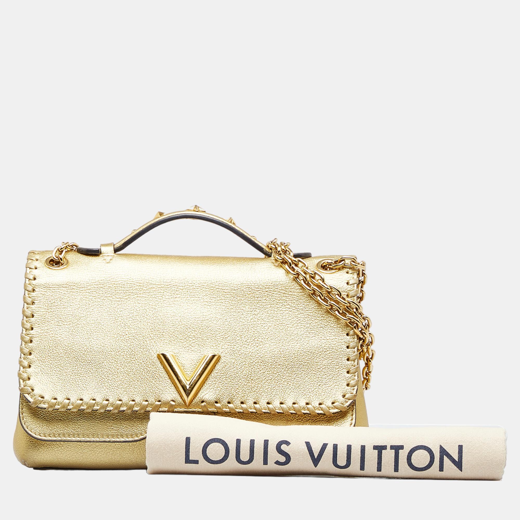 Louis Vuitton Gold 2017 Very Leather Chain