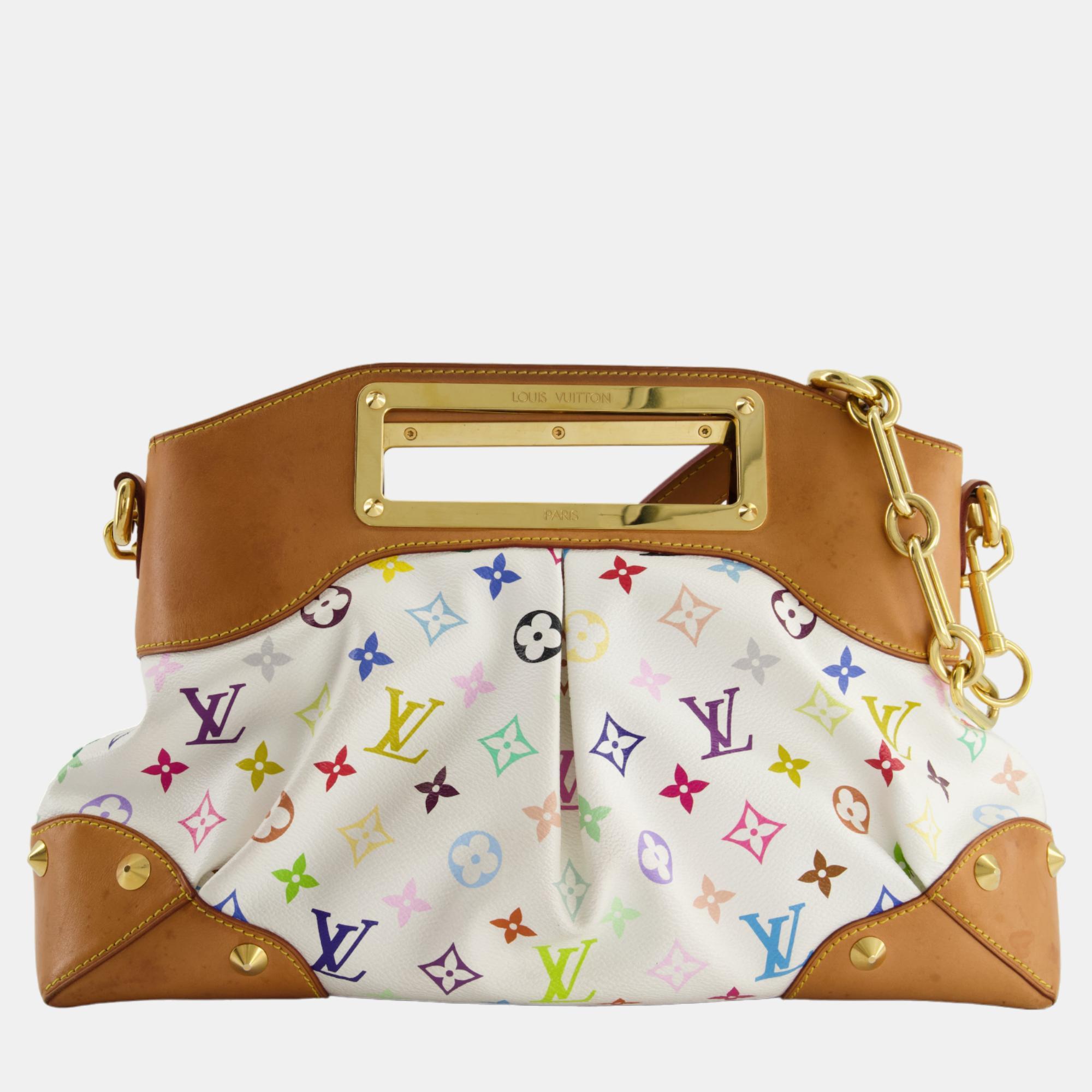 Louis Vuitton Murakami Monogram Multicolour Judy Bag With Gold Hardware