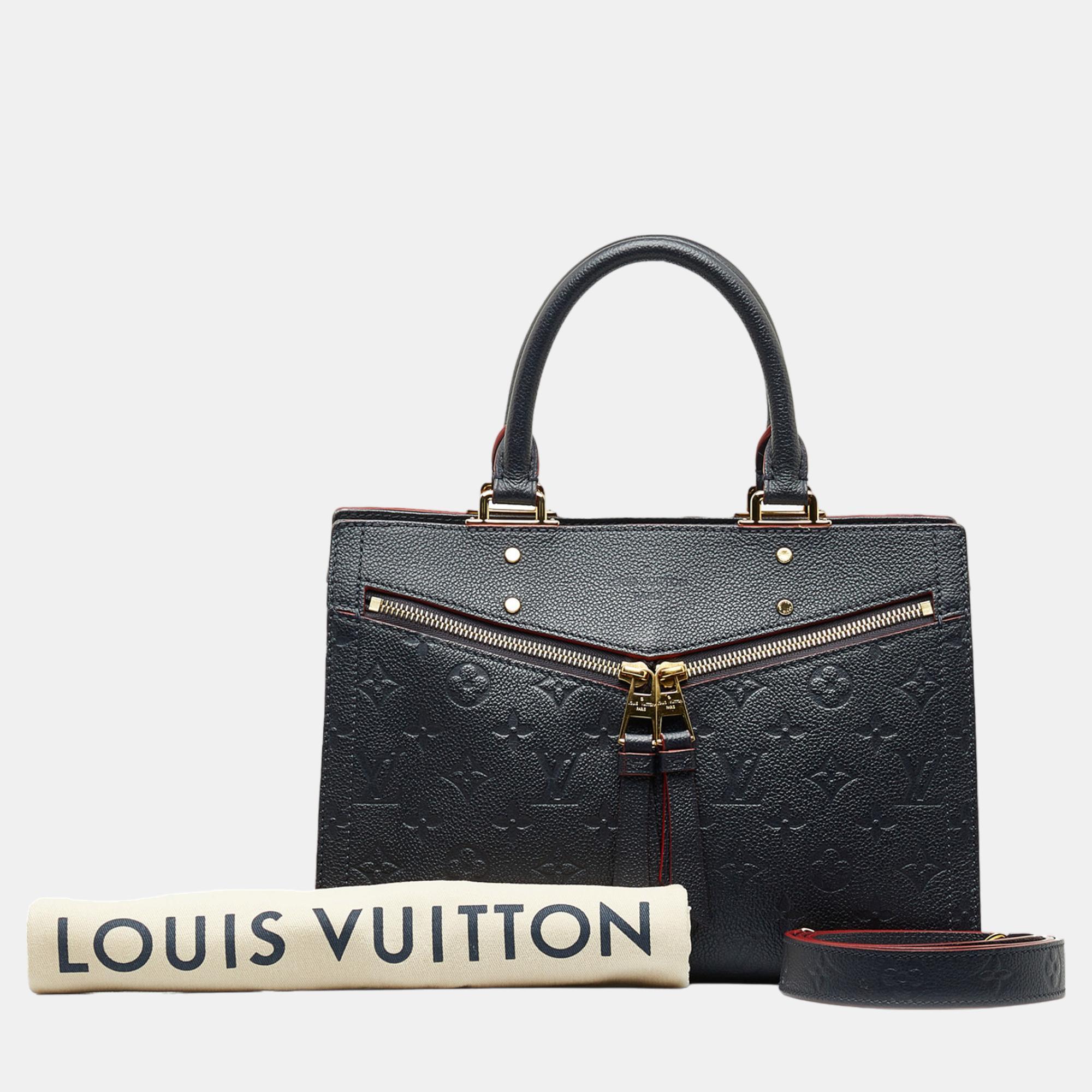 Louis Vuitton Black Monogram Empreinte Sully PM