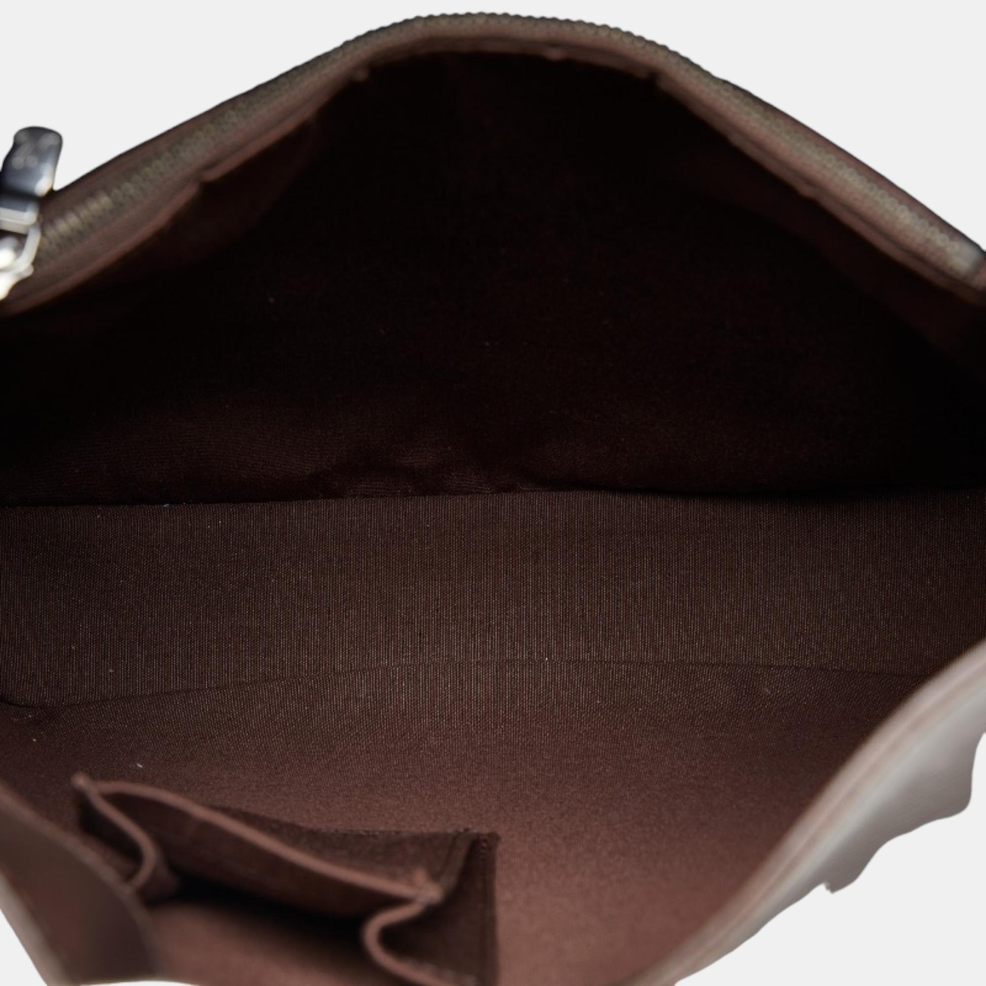 Louis Vuitton Brown Epi Mandara MM Shoulder Bag