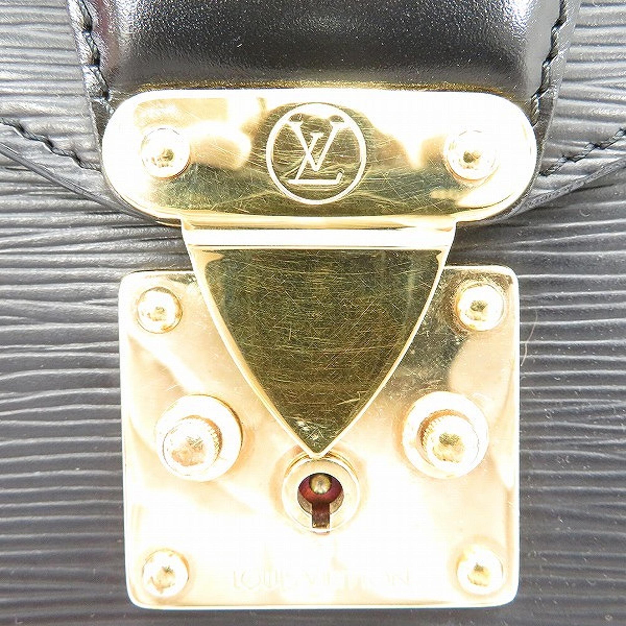 Louis Vuitton Black Epi Monceau 28 Handbag