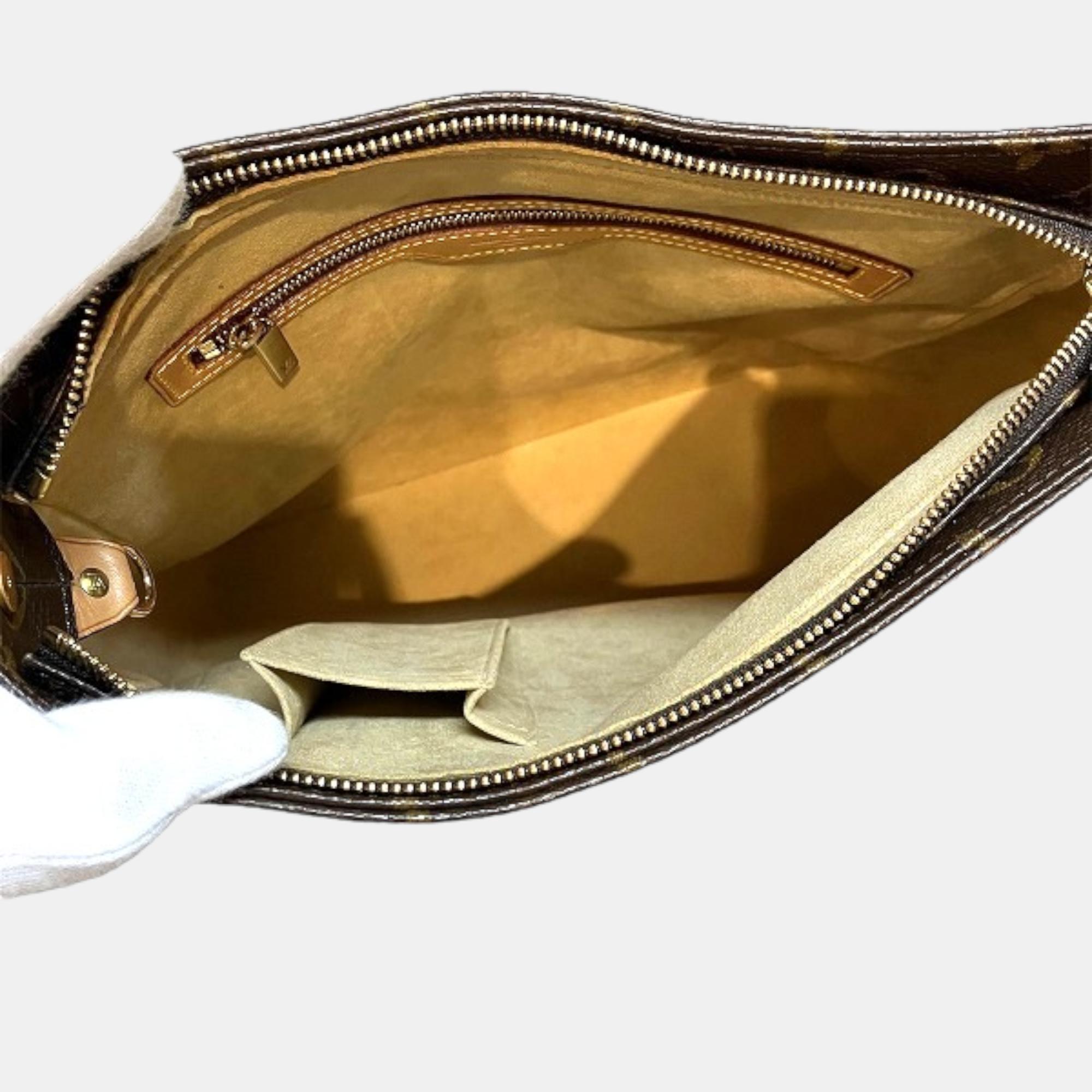 Louis Vuitton Brown Canvas Monogram Looping GM Handbag