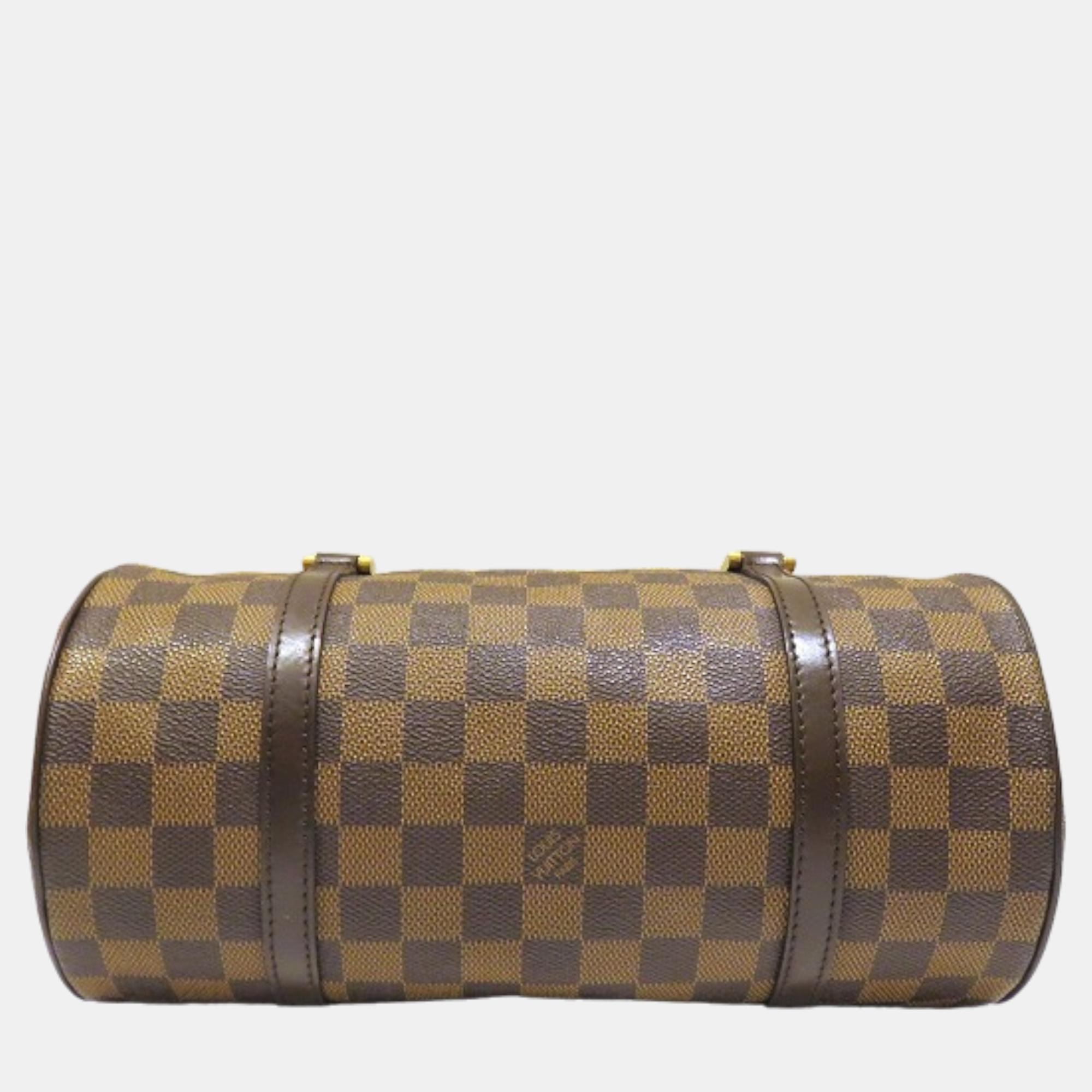 Louis Vuitton Brown Canvas Damier Ebene Papillon 26 Handbag