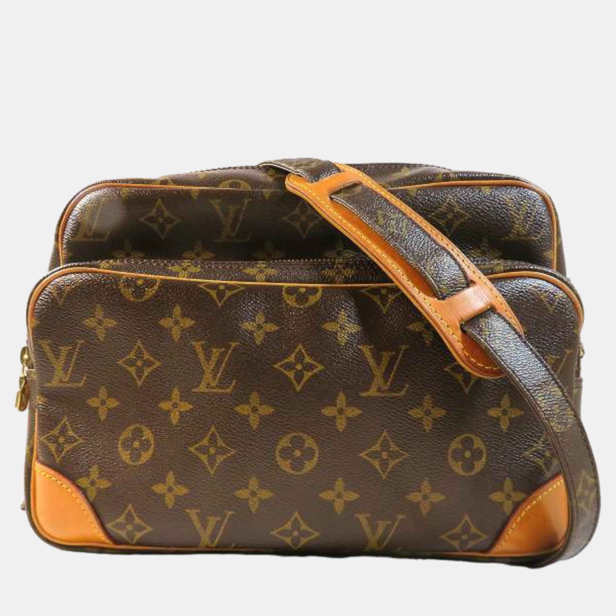 Louis Vuitton Brown Canvas Monogram Nile Crossbody Bag