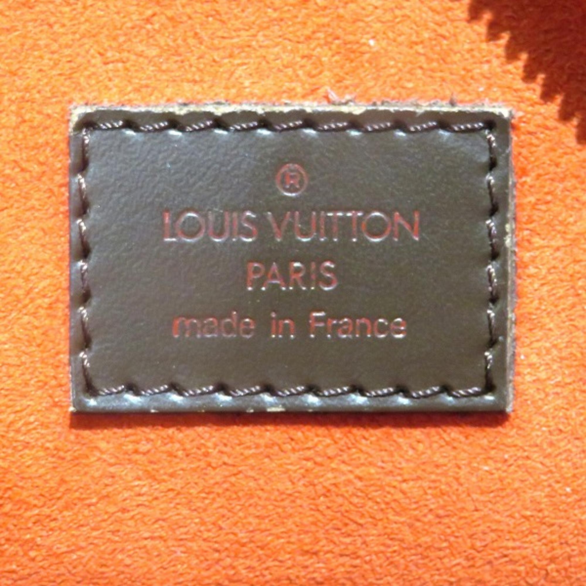 Louis Vuitton Brown Canvas  Damier Ebene Ipanema PM Crossbody Bag