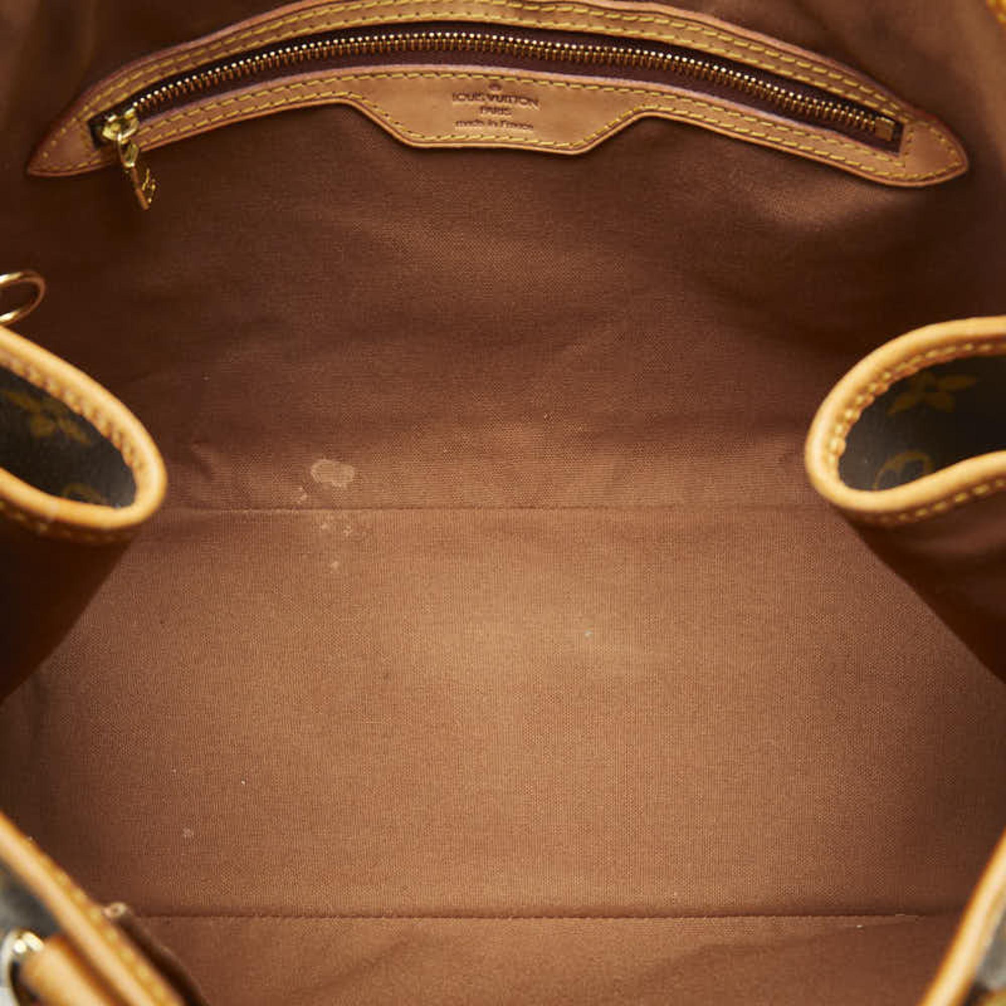 Louis Vuitton Brown Canvas Monogram Batignolles Horizontal Tote Bag