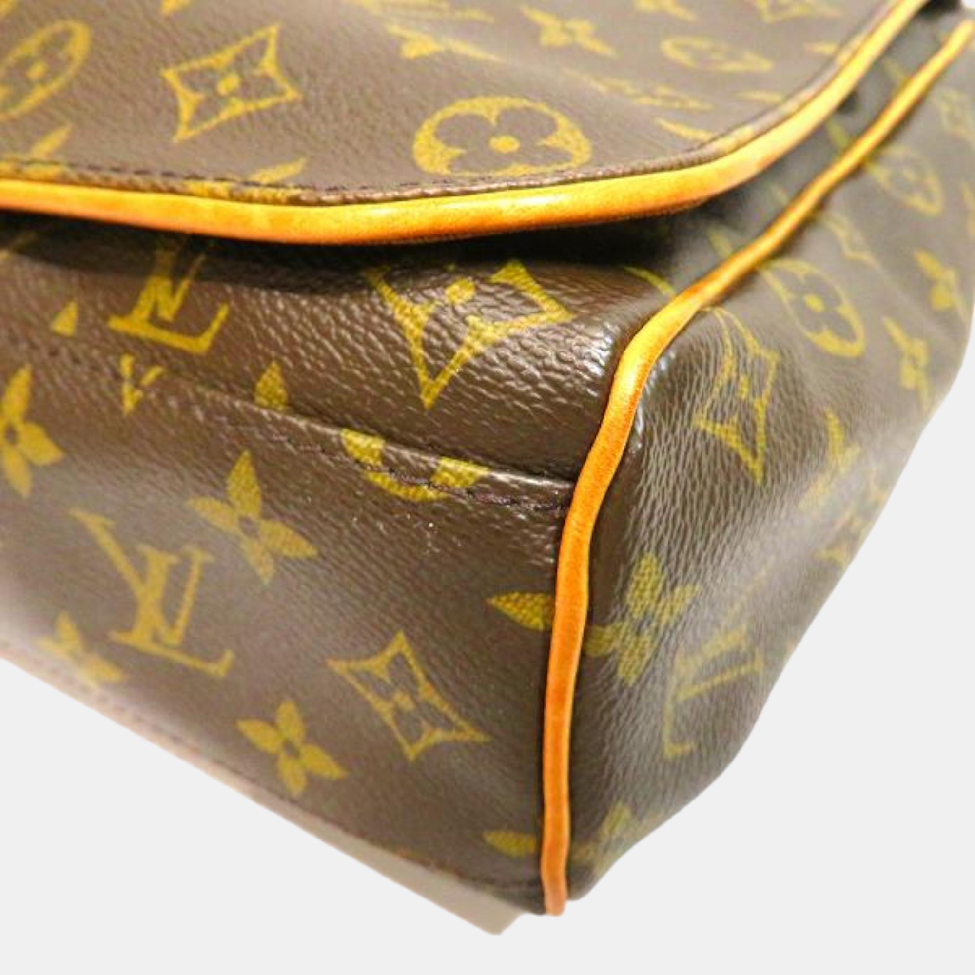 Louis Vuitton Brown Monogram Canvas Abbesses Crossbody Bag