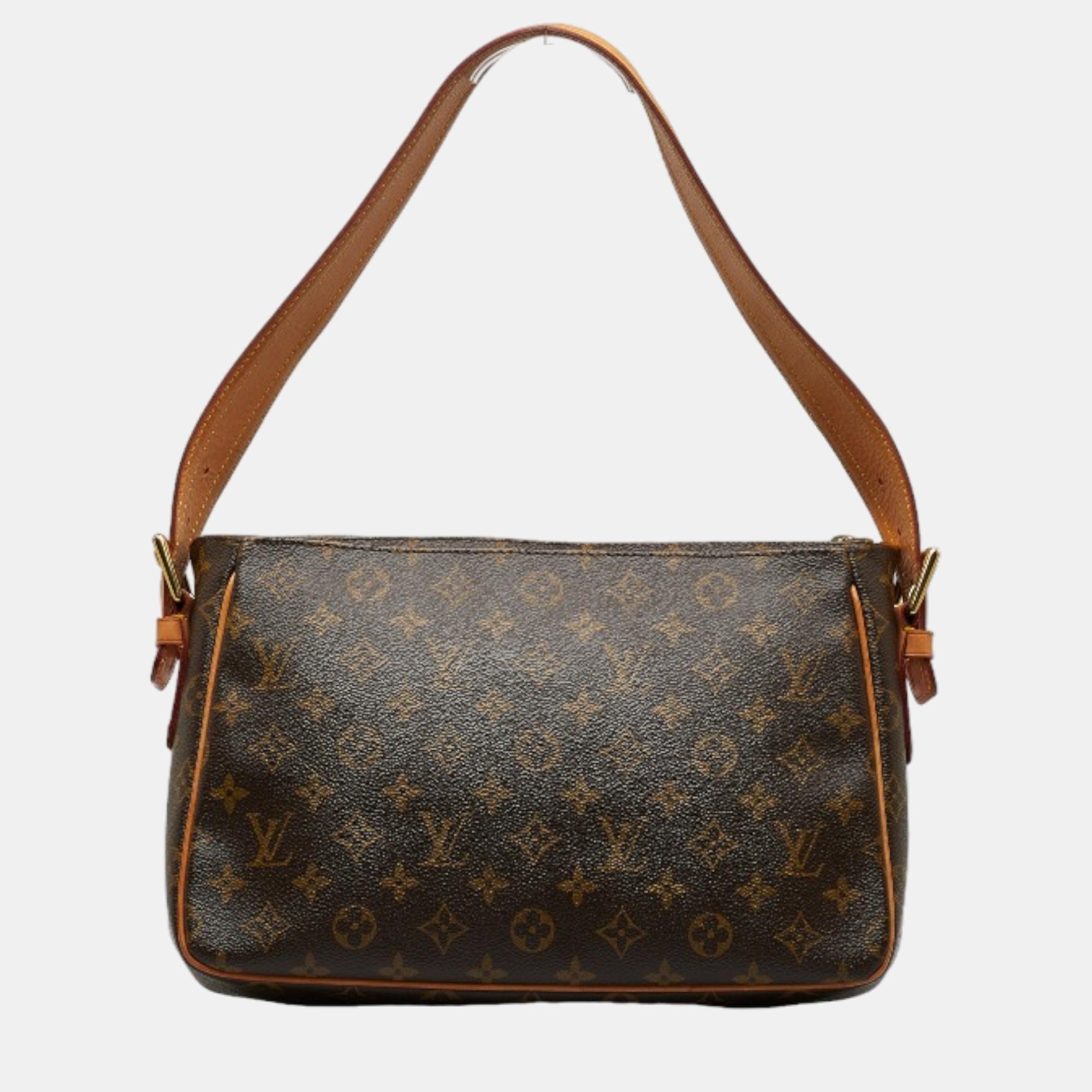 Louis Vuitton Brown Canvas Monogram Viva Cite GM Shoulder Bag