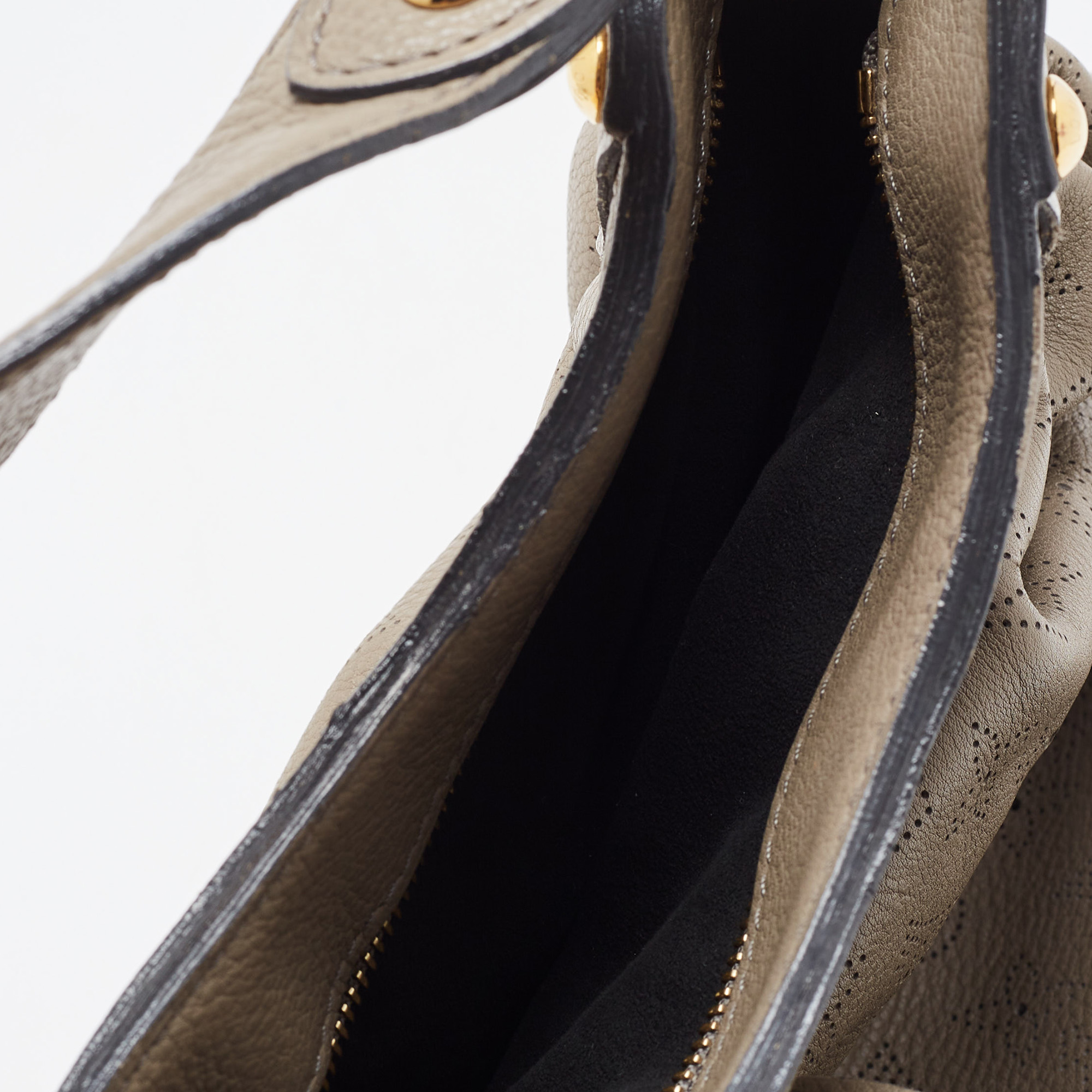 Louis Vuitton Grey Monogram Mahina Leather Solar PM Bag