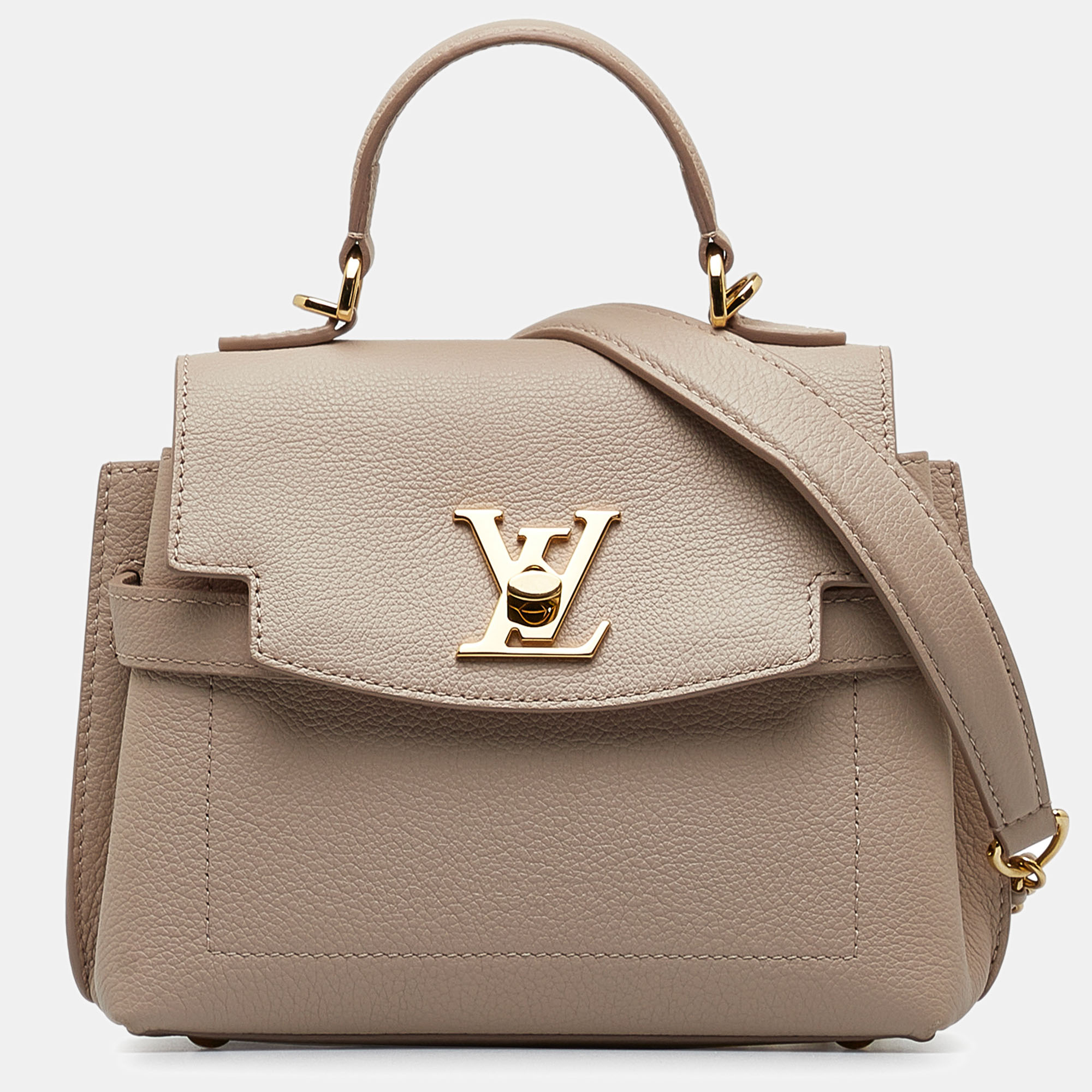 Louis Vuitton Brown Leather LockMe Ever BB