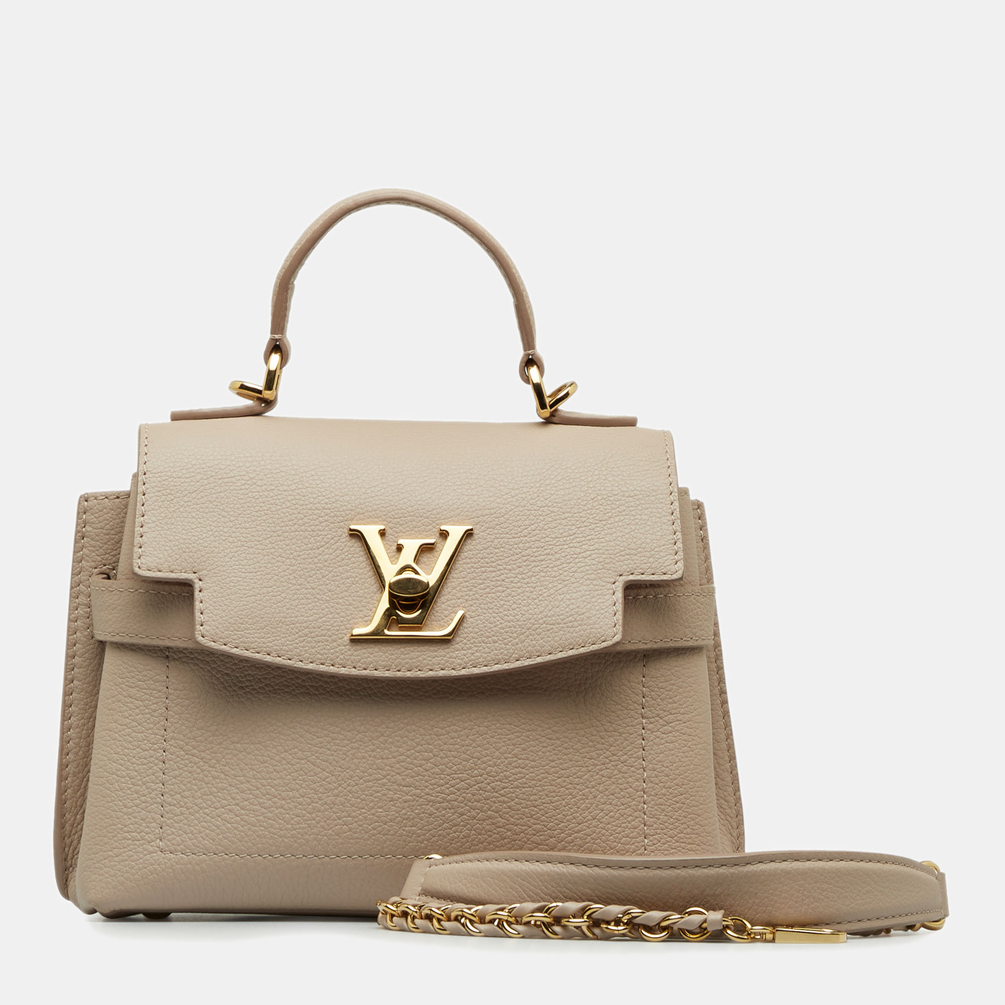 Louis Vuitton Brown Leather LockMe Ever BB