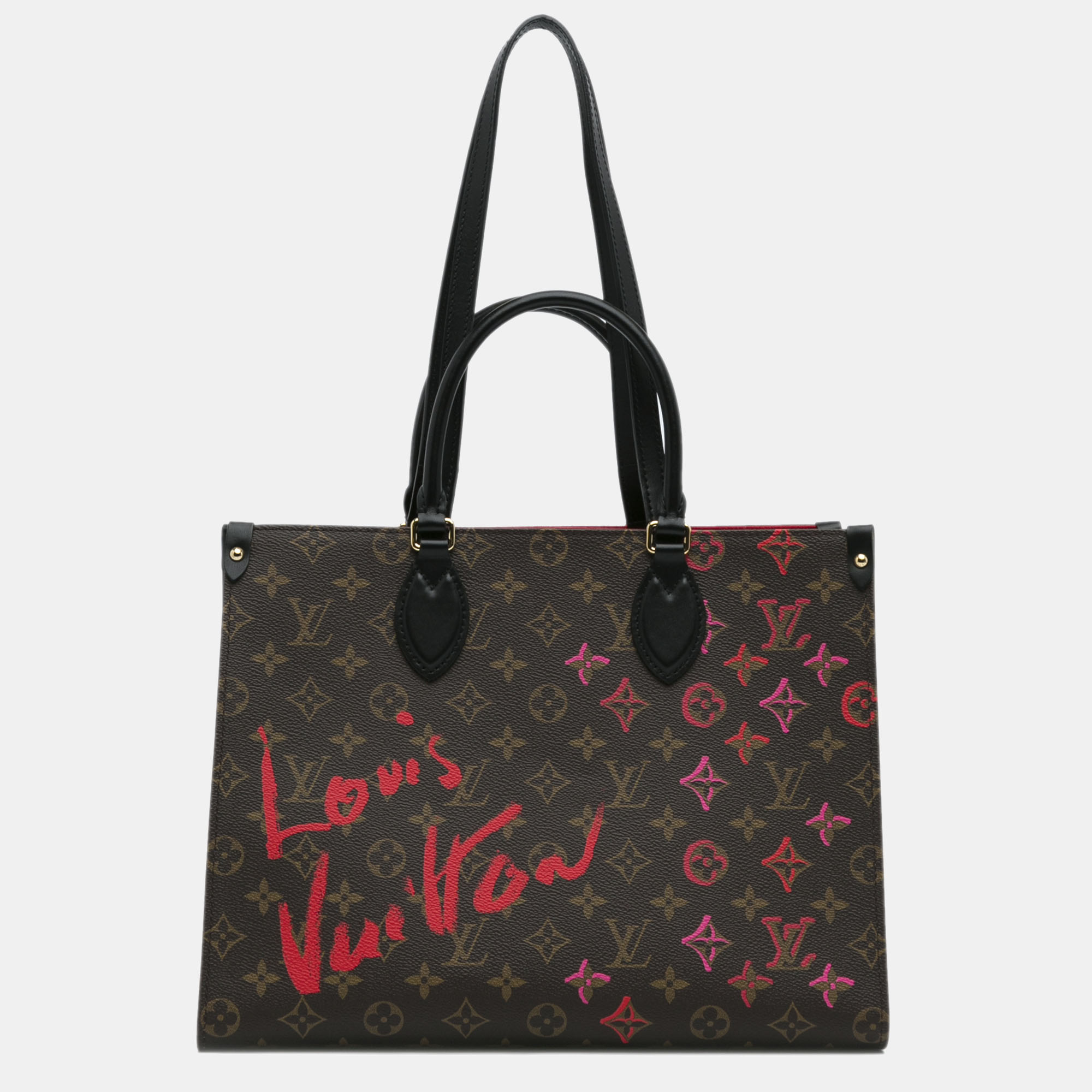 Louis Vuitton Limited Edition Monogram Fall In Love OntheGo Tote MM