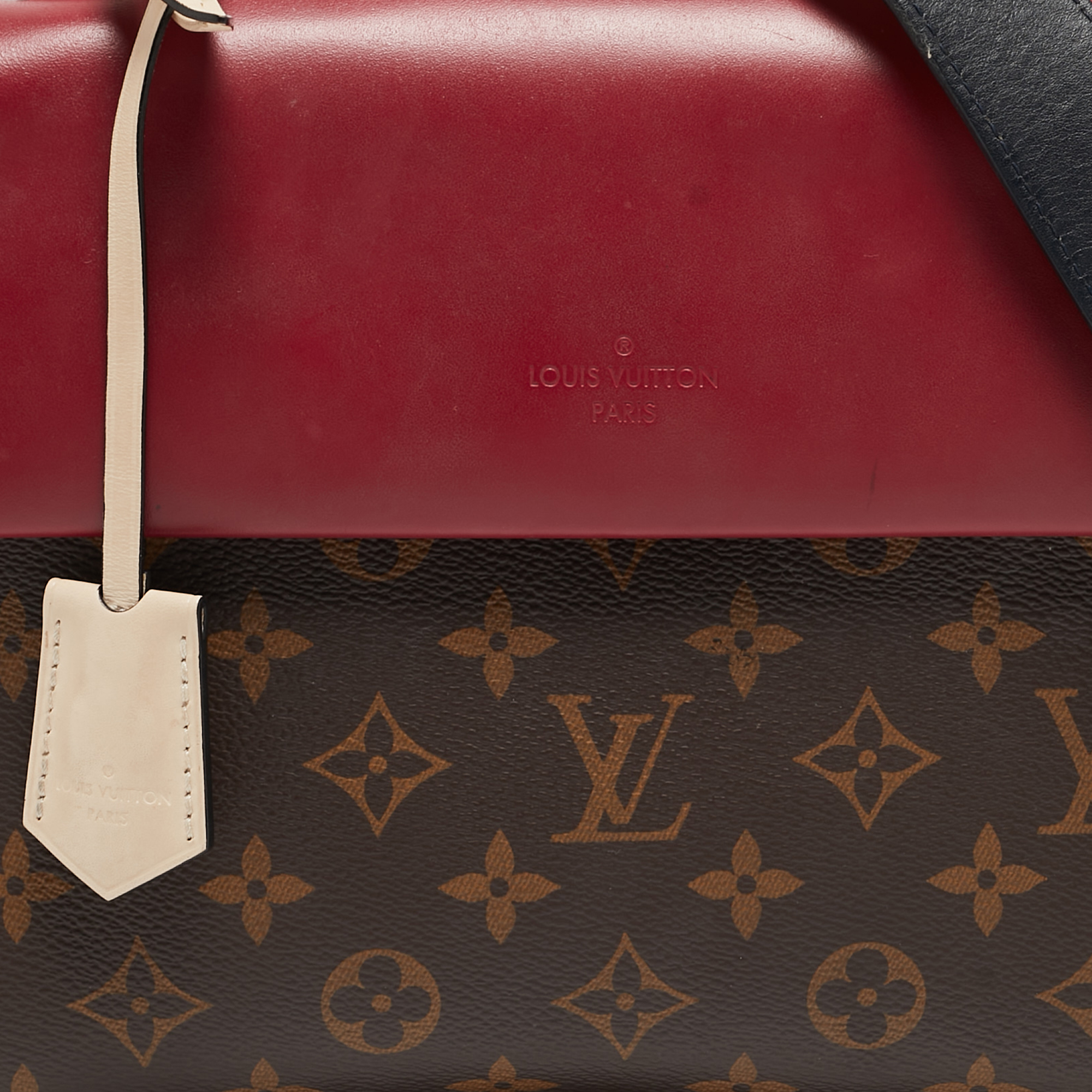 Louis Vuitton Tricolor Monogram Canvas And Leather Cluny BB Top Handle Bag