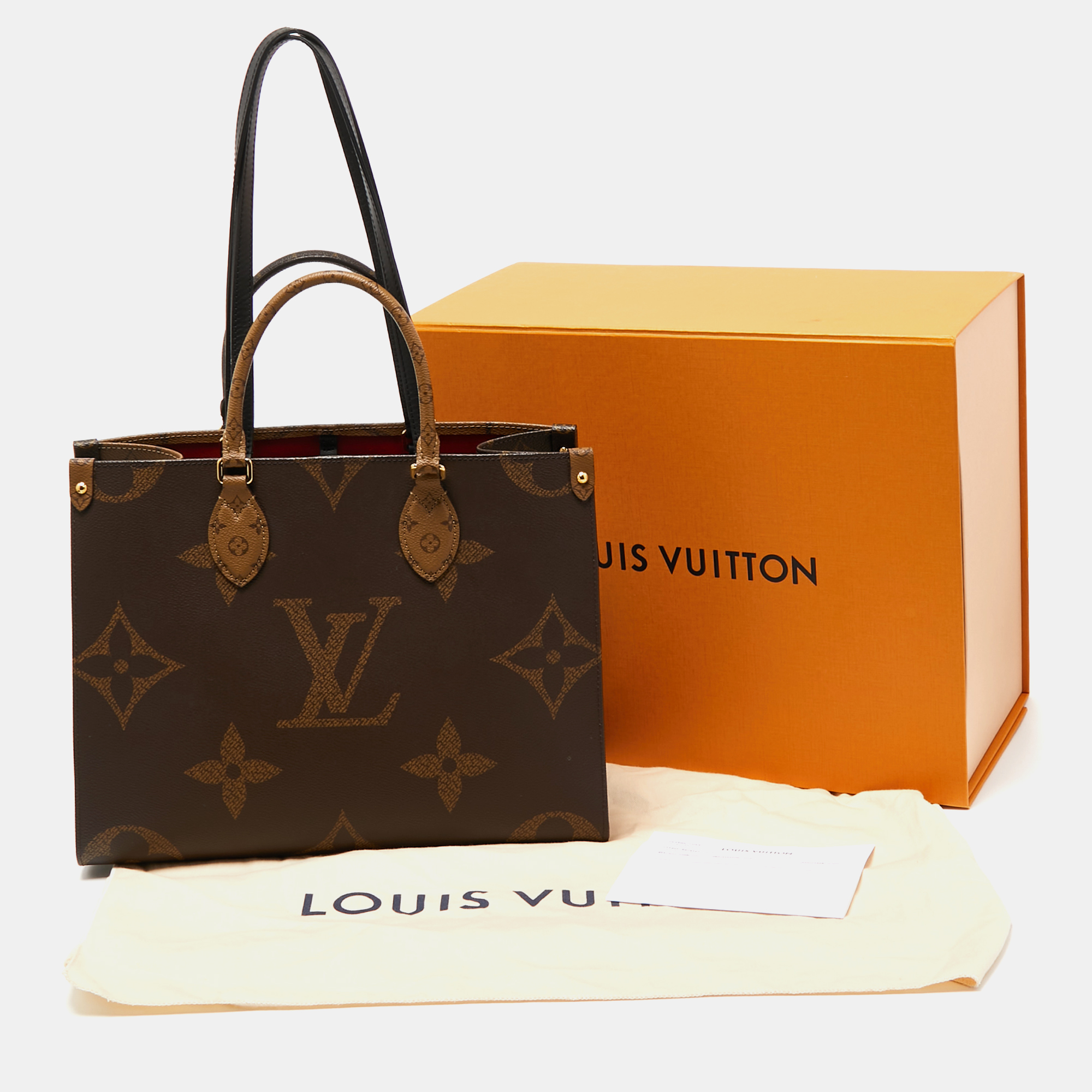 Louis Vuitton Reverse Monogram Giant Canvas Onthego MM Bag