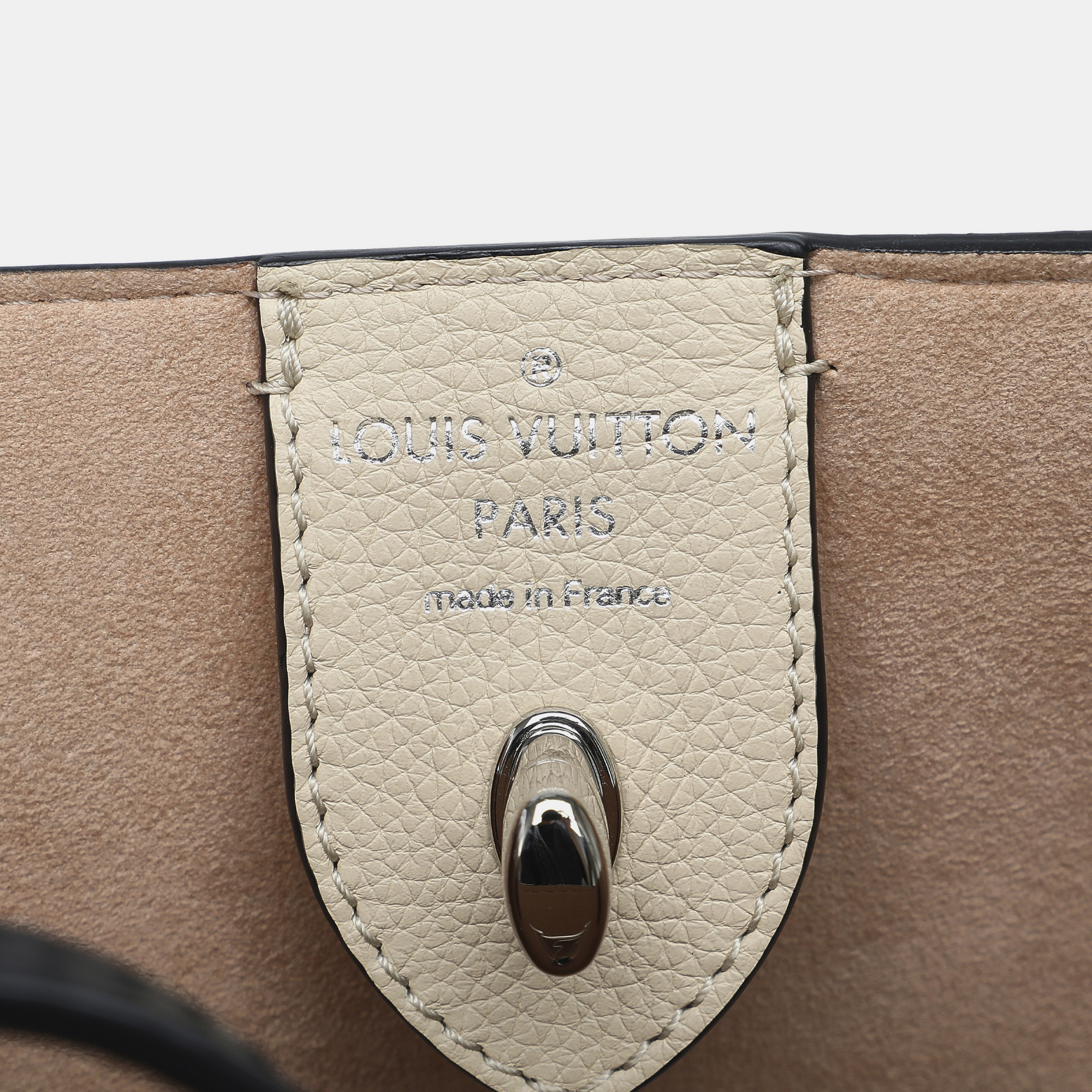 Louis Vuitton Beige Leather LockMe Cabas