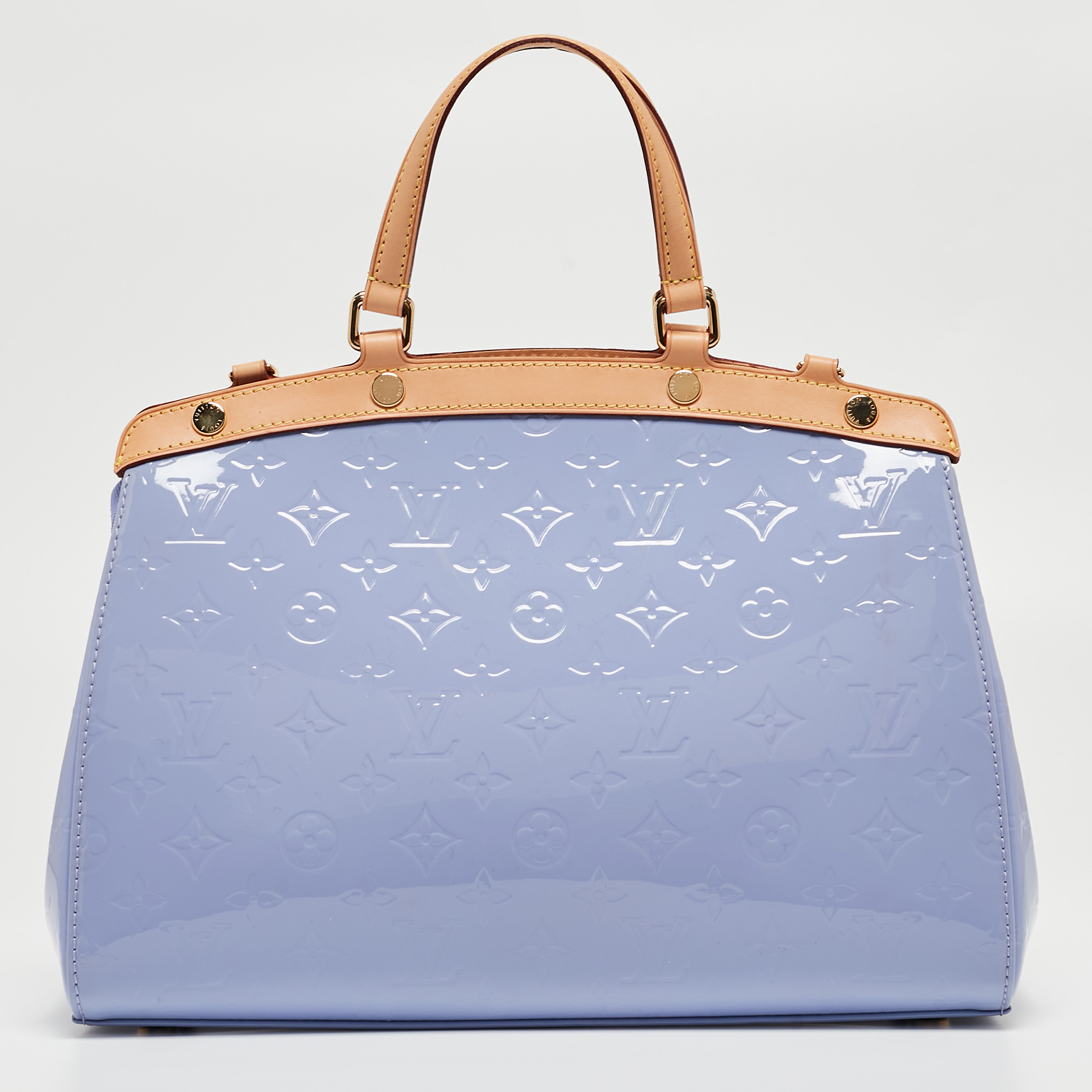 Louis Vuitton Lilac Monogram Vernis Brea MM Bag