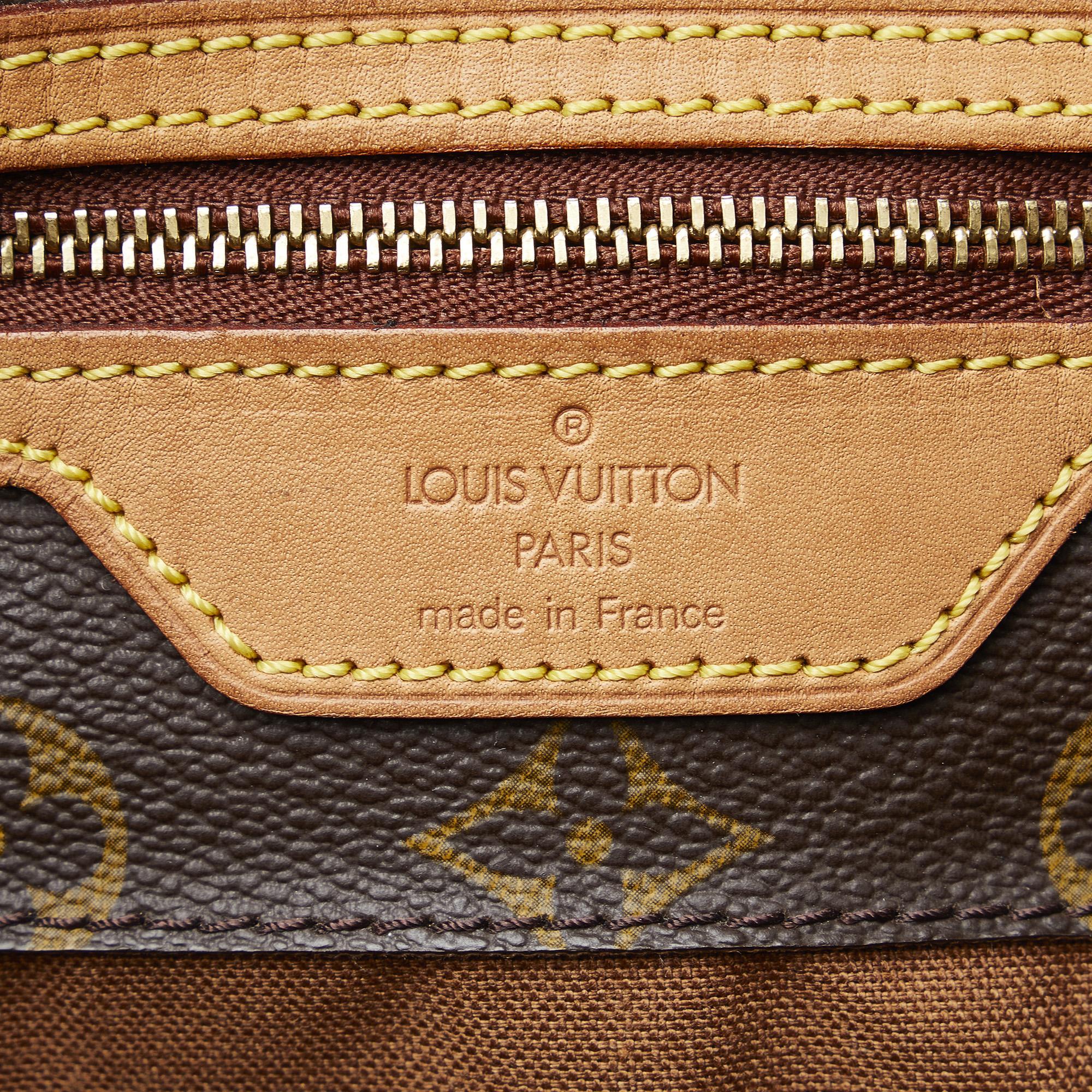 Louis Vuitton Brown Monogram Cabas Alto