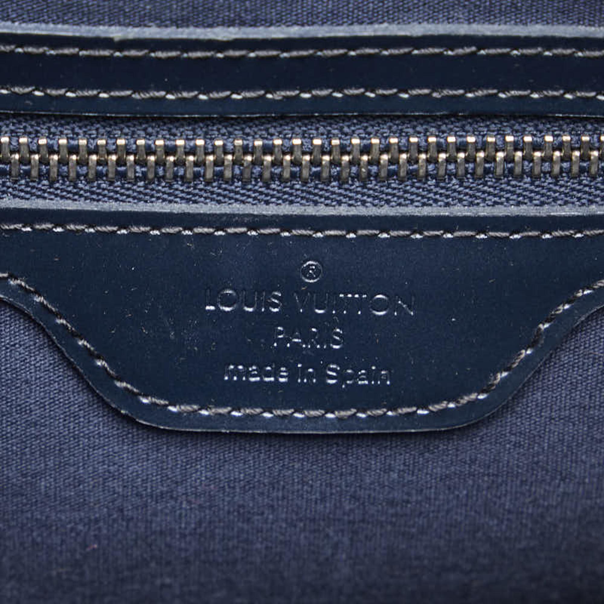 Louis Vuitton Blue Monogram Mat Stockton Bag