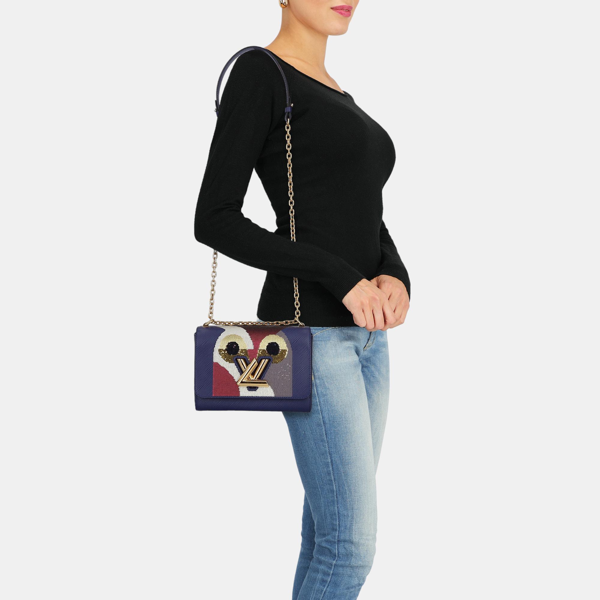 Louis Vuitton  Women's Leather Cross Body Bag - Purple - One Size