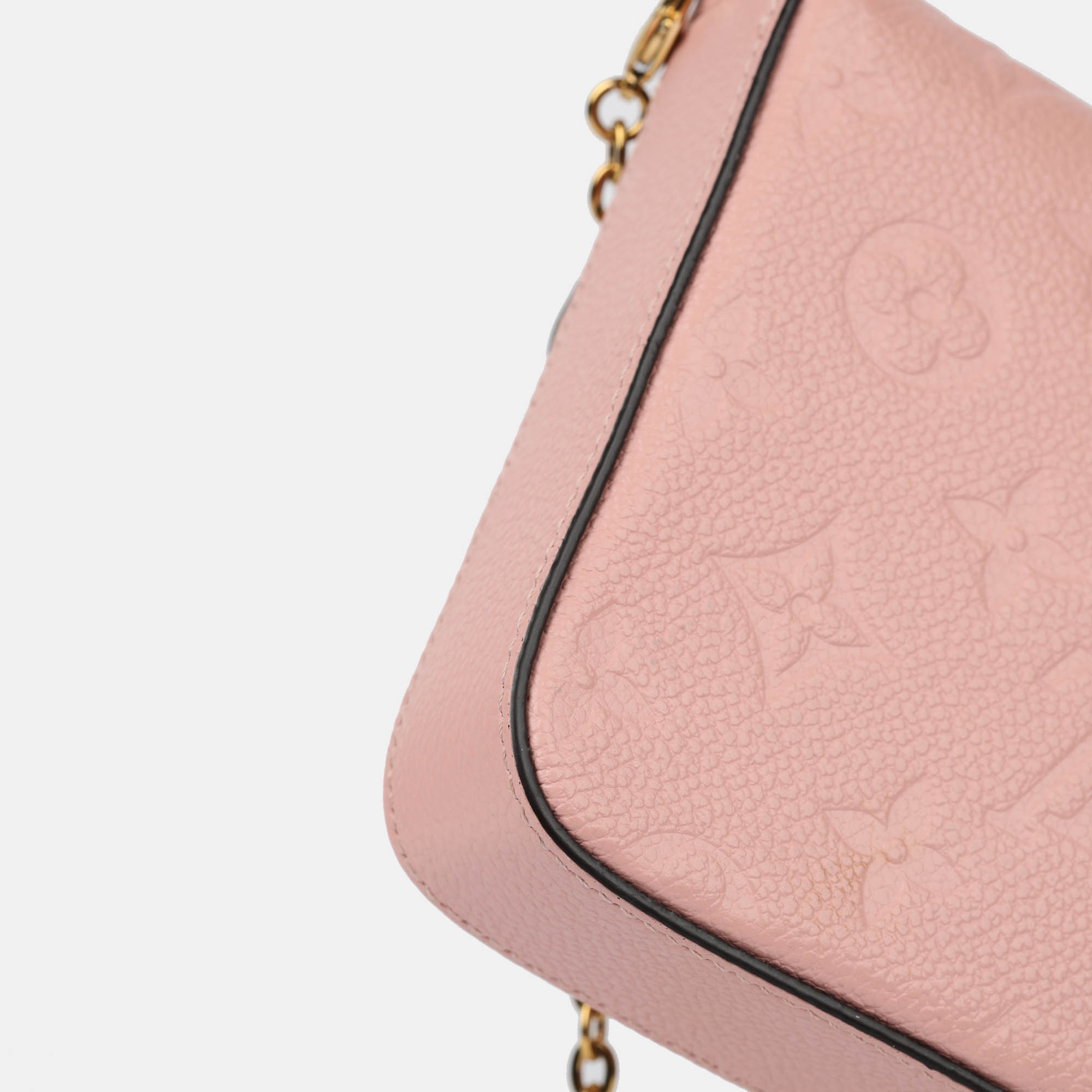 Louis Vuittion Pink Leather Felicie Bag