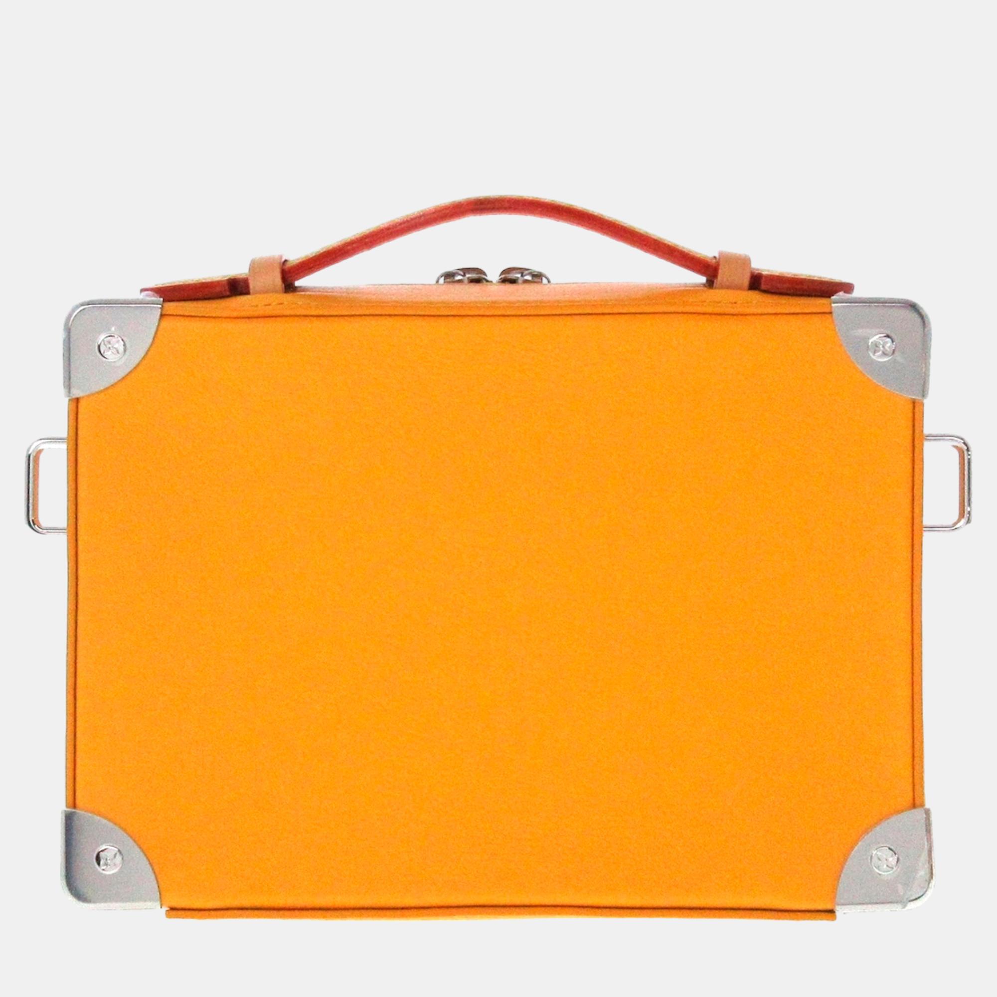 Louis Vuitton Orange Handle Soft Trunk