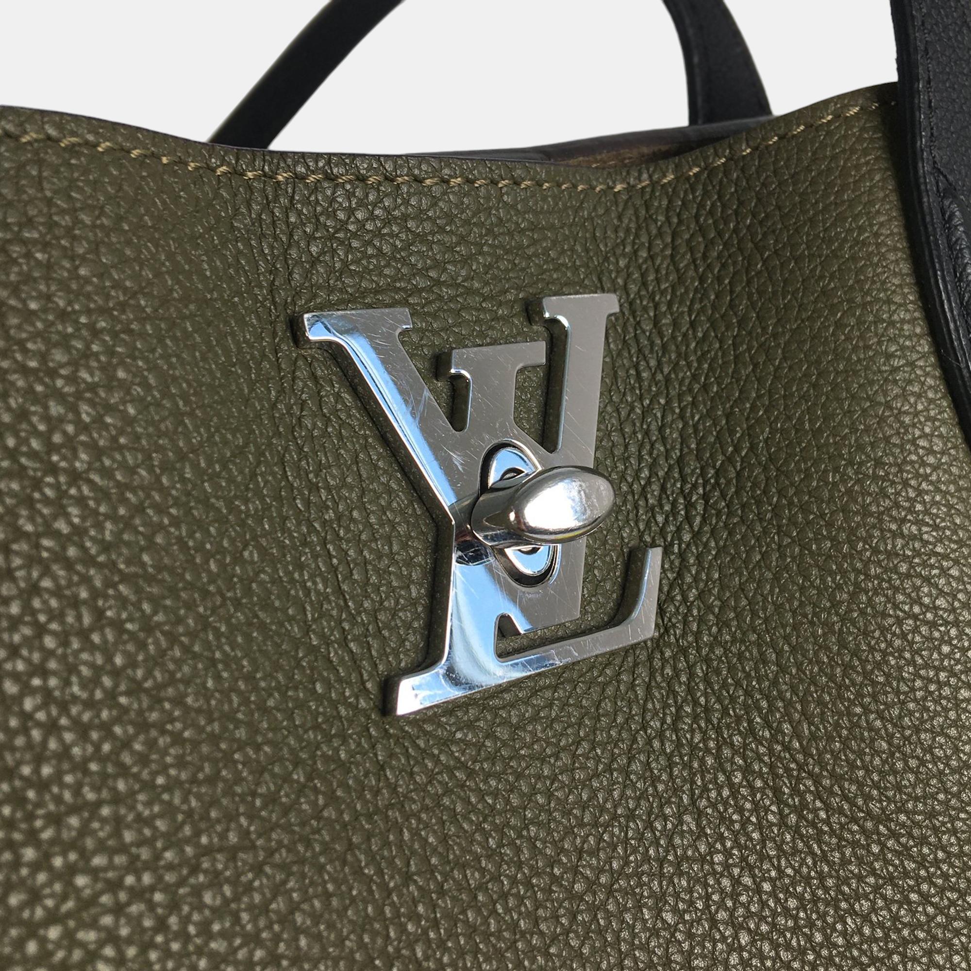 Louis Vuitton Green Lockme Go Tote