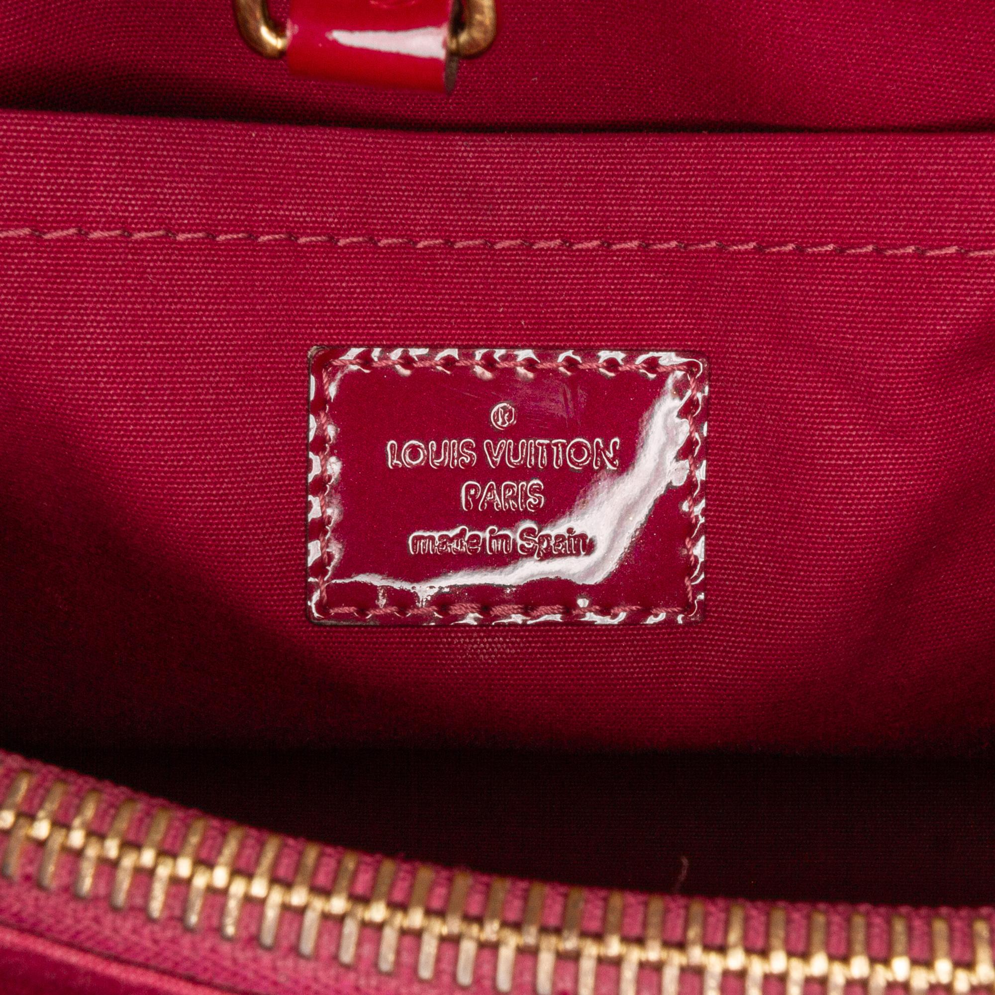 Louis Vuitton Red Monogram Vernis Montaigne BB