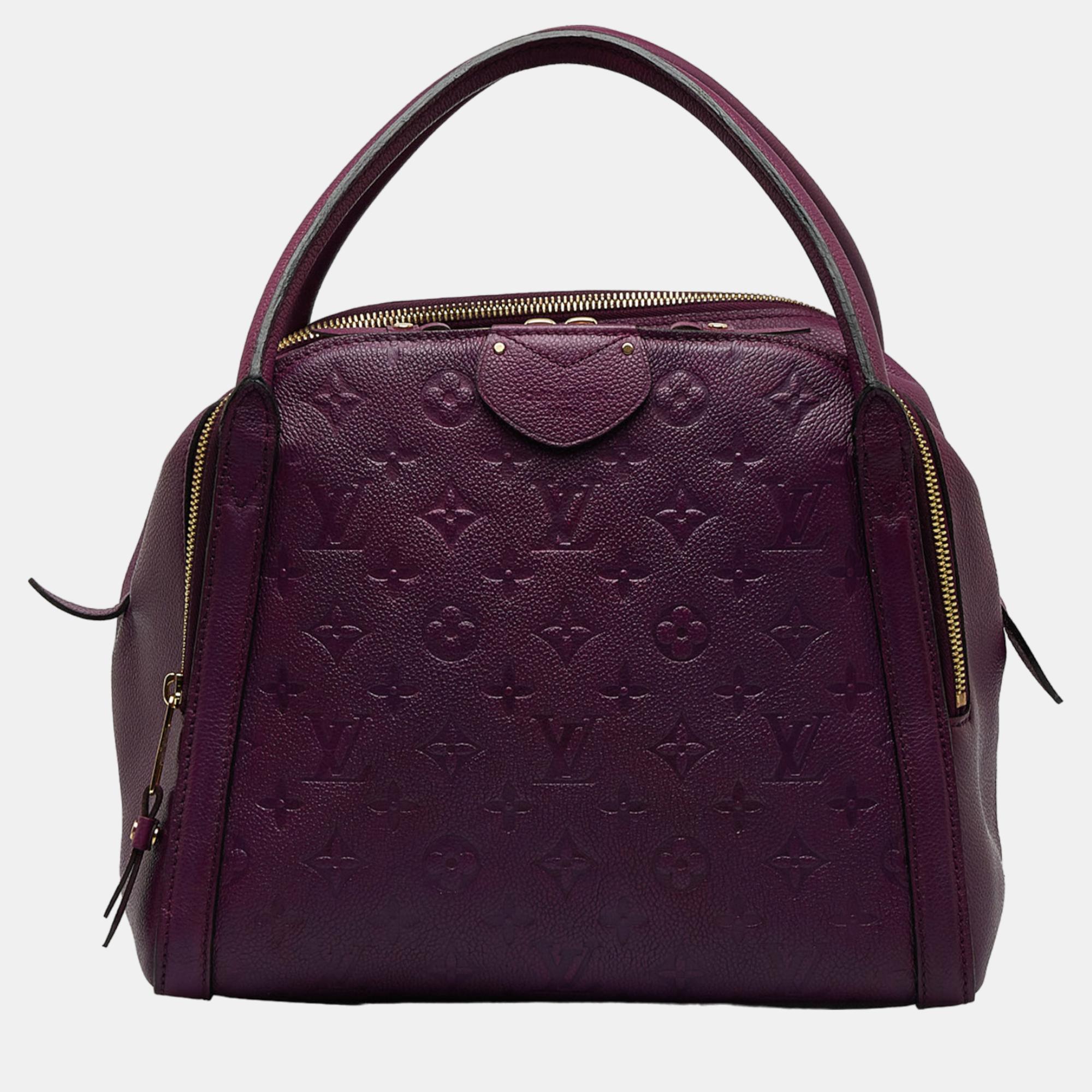 Louis Vuitton Purple Monogram Empreinte Marais MM