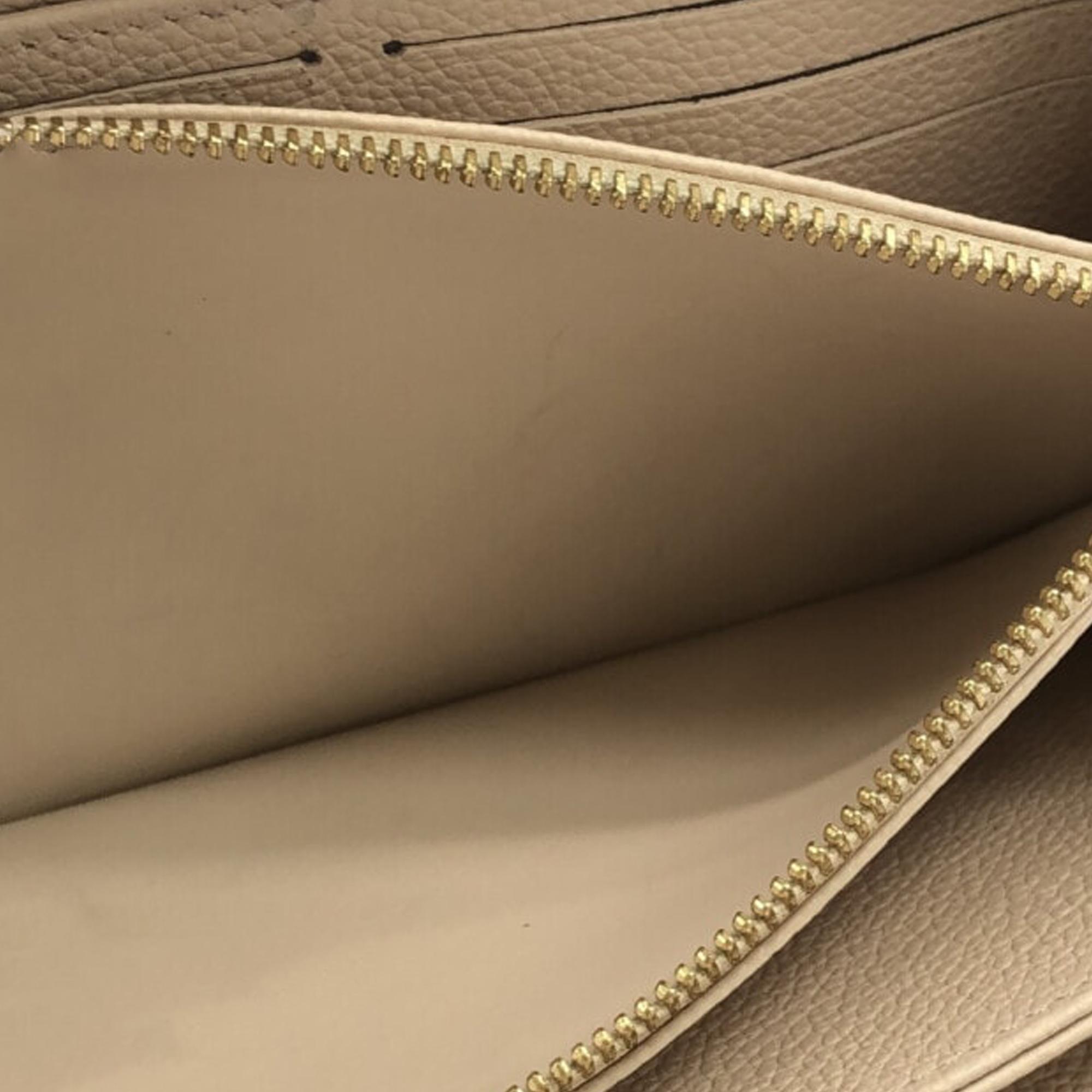 Louis Vuitton Beige Monogram Empreinte Gradient Zippy Wallet