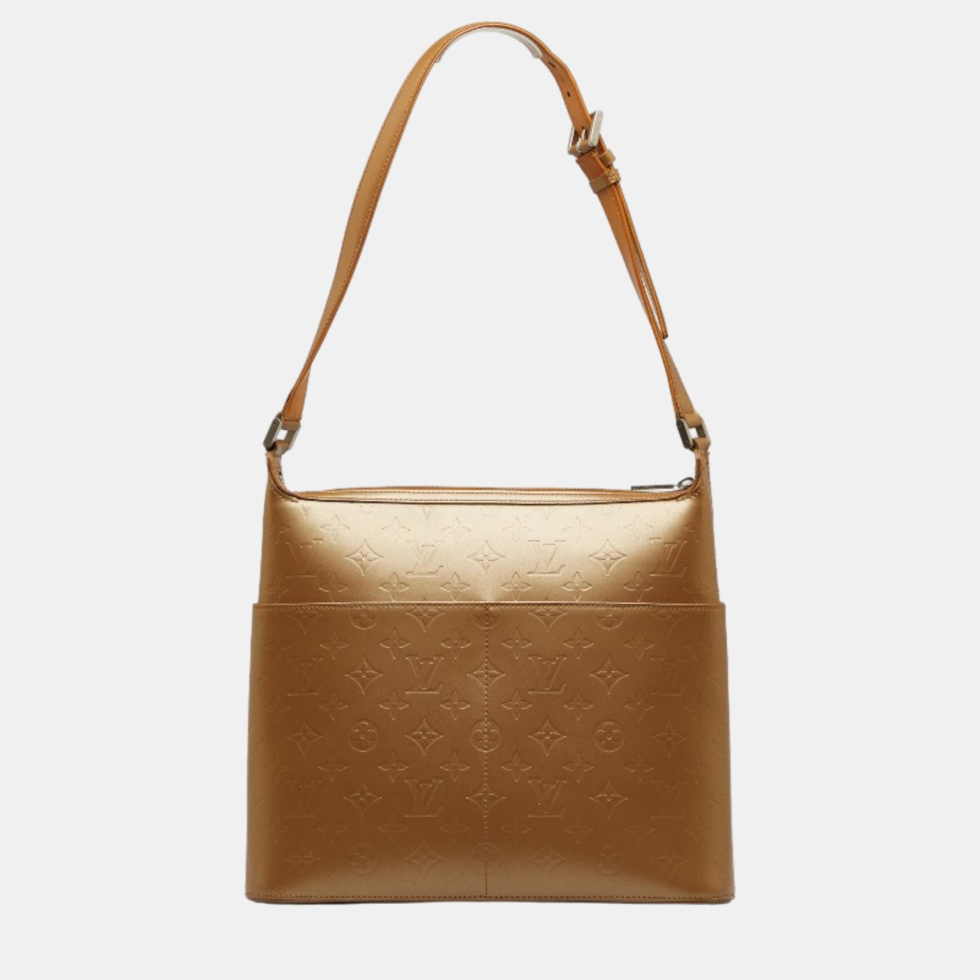 Louis Vuitton Gold Monogram Mat Sutter Bag