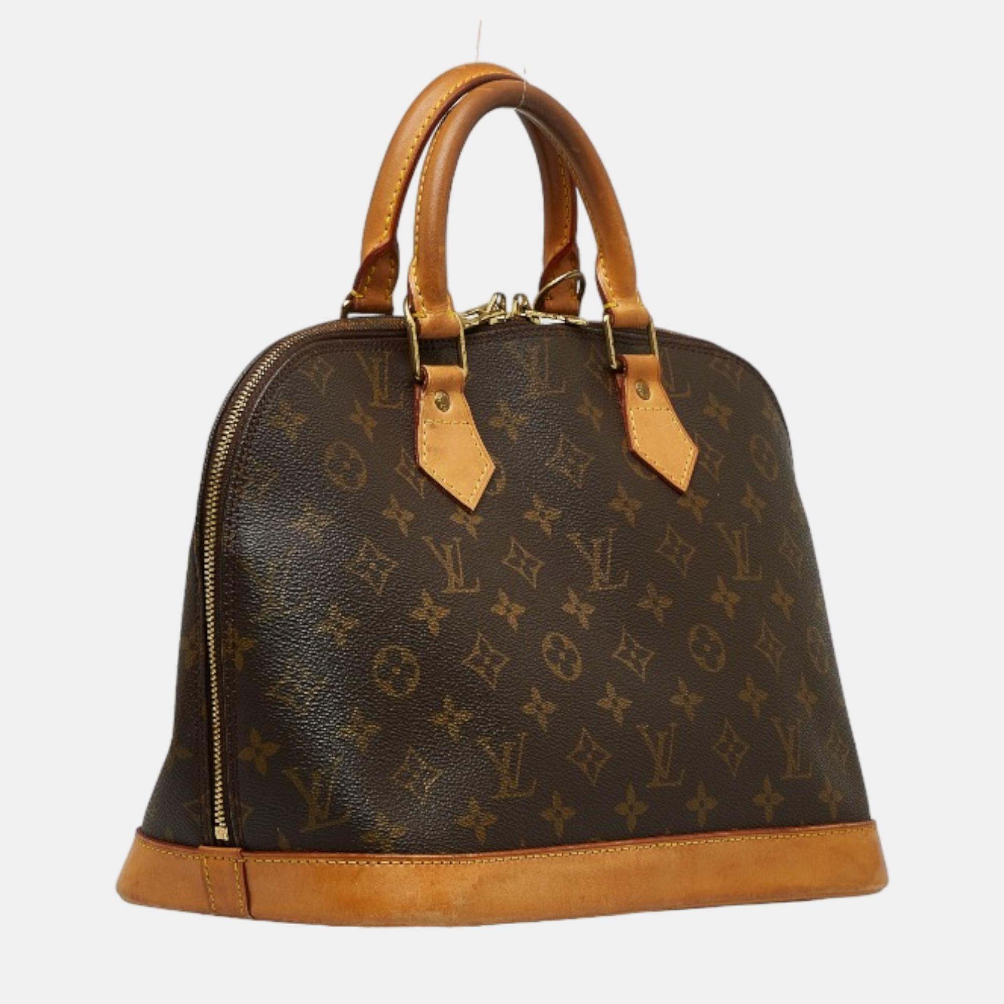 Louis Vuitton Brown Monogram Canvas Alma PM Bag
Louis Vuitton Brown Monogram Canvas Alma PM Bag