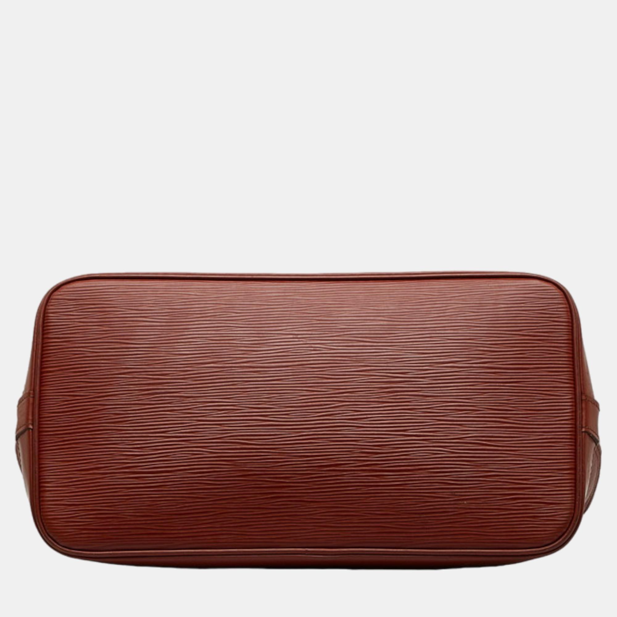 Louis Vuitton Brown Epi Alma PM Bag