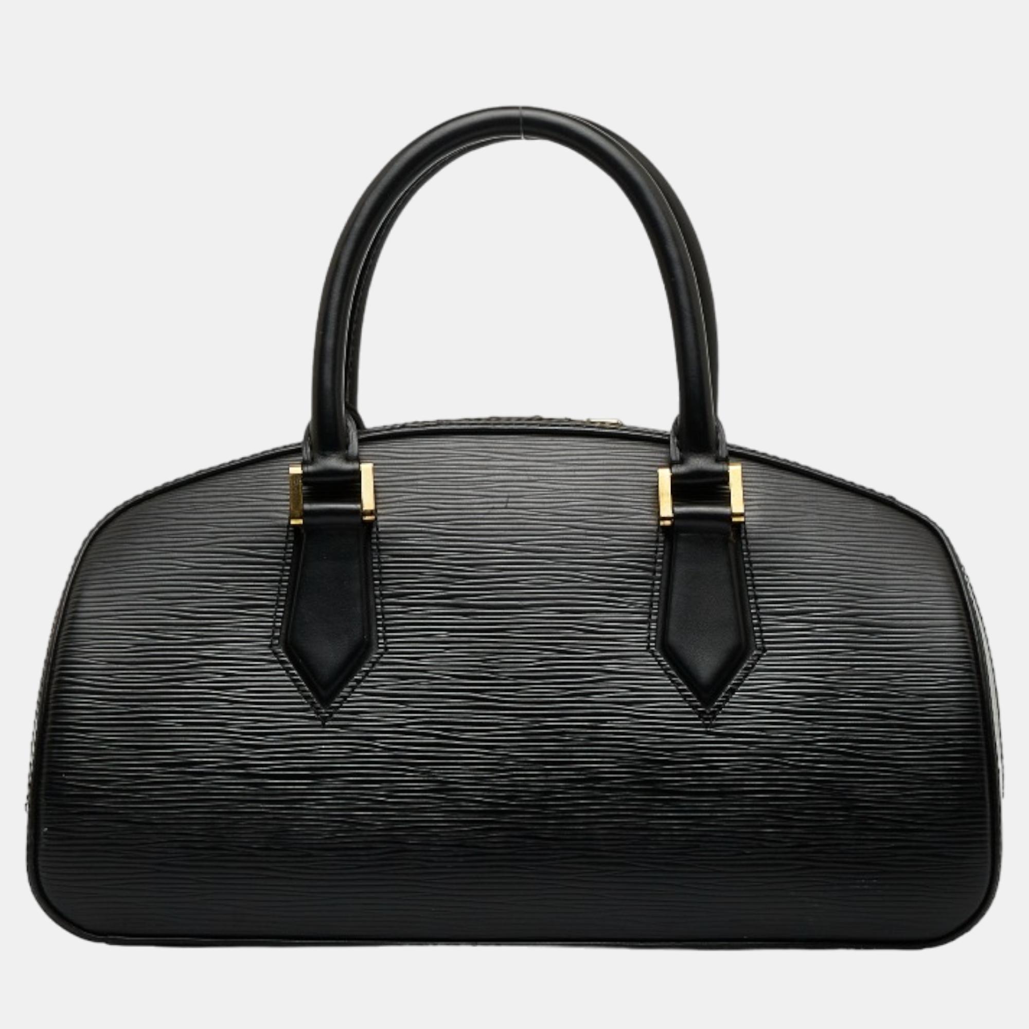 Louis Vuitton Black Epi Jasmine Bag