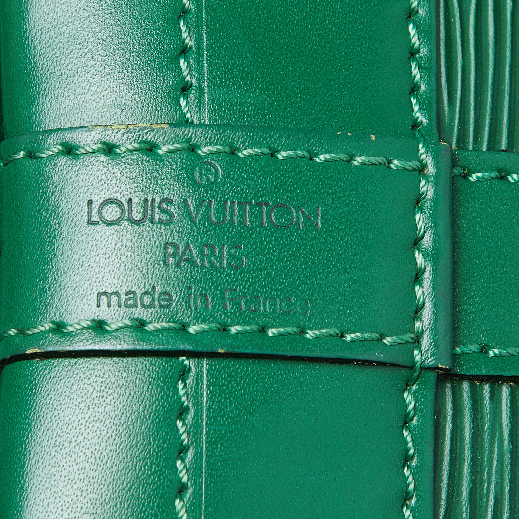 Louis Vuitton Borneo Green Epi Leather Noe Bag