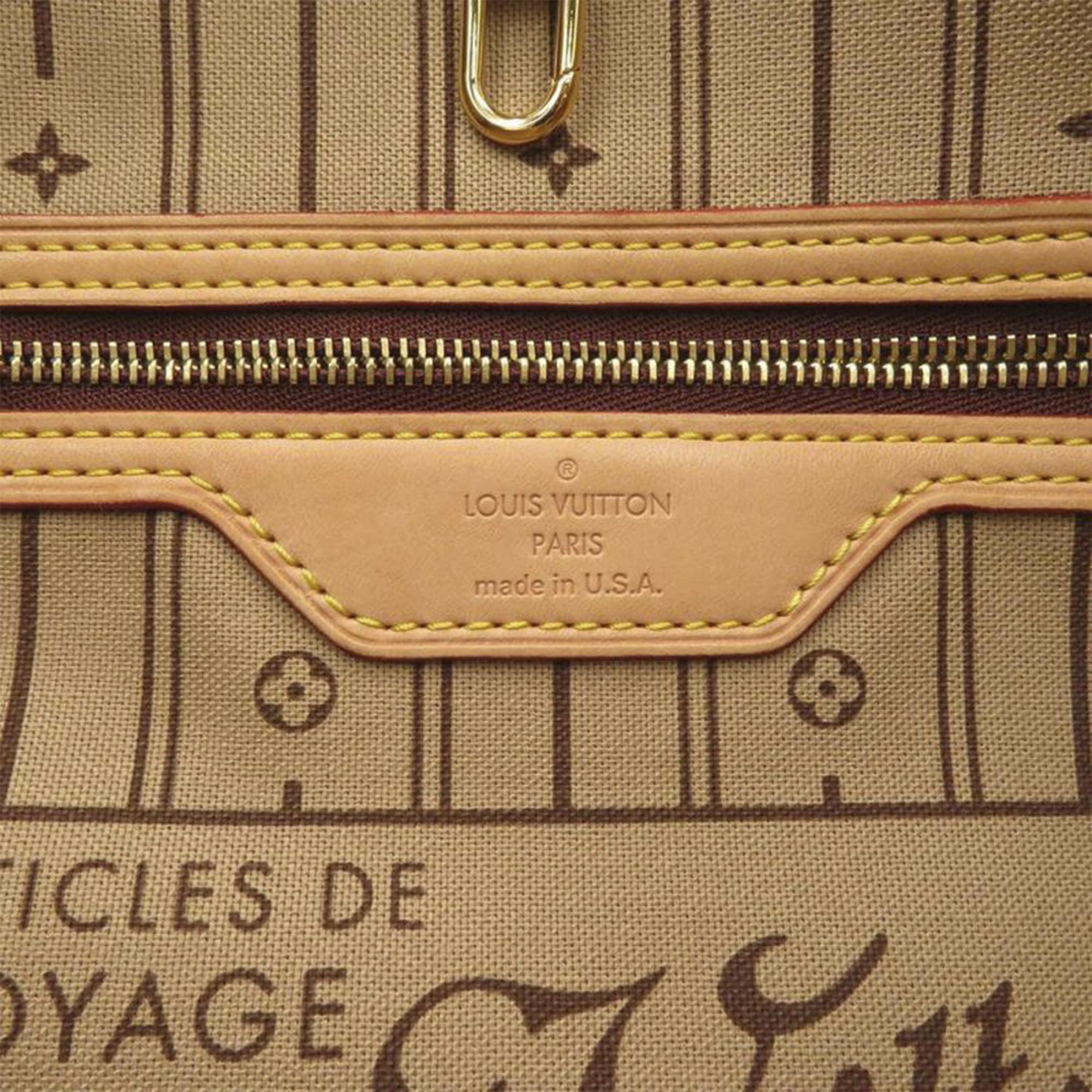 Louis Vuitton Brown Monogram Neverfull GM