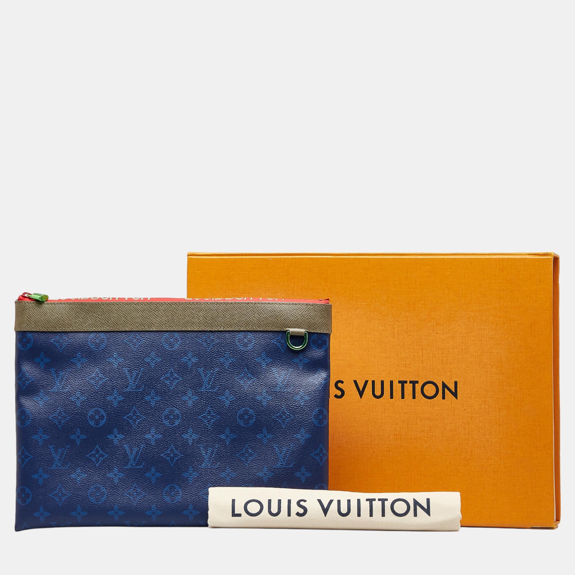 Louis Vuitton Blue Monogram Pacific Apollo Pochette