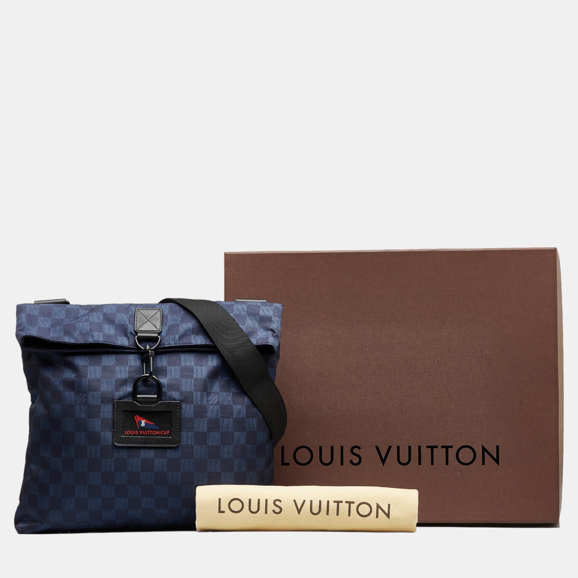 Louis Vuitton Blue Damier Nylon LV Cup Alize