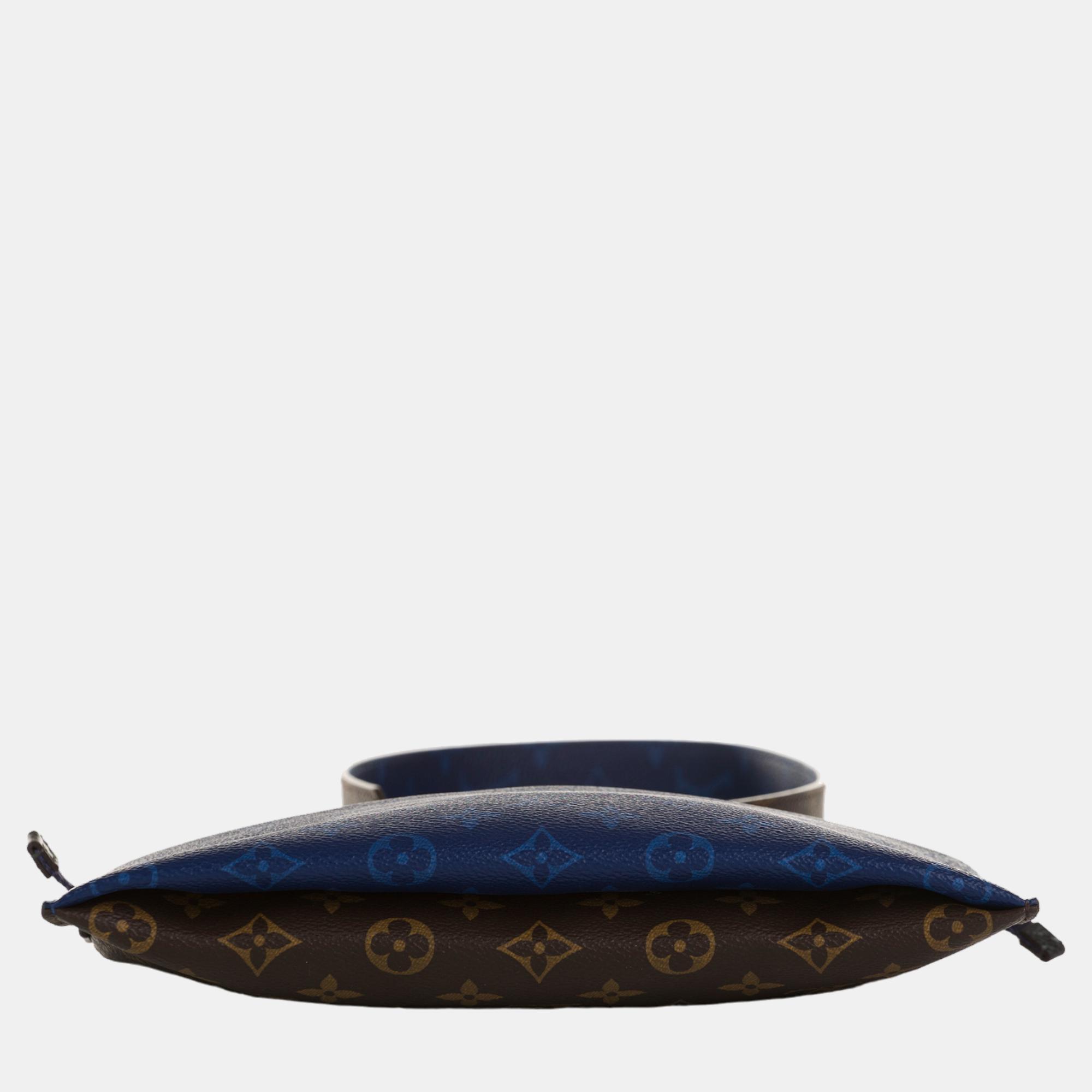 Louis Vuitton Brown/Blue Monogram Pacific Outdoor Pouch