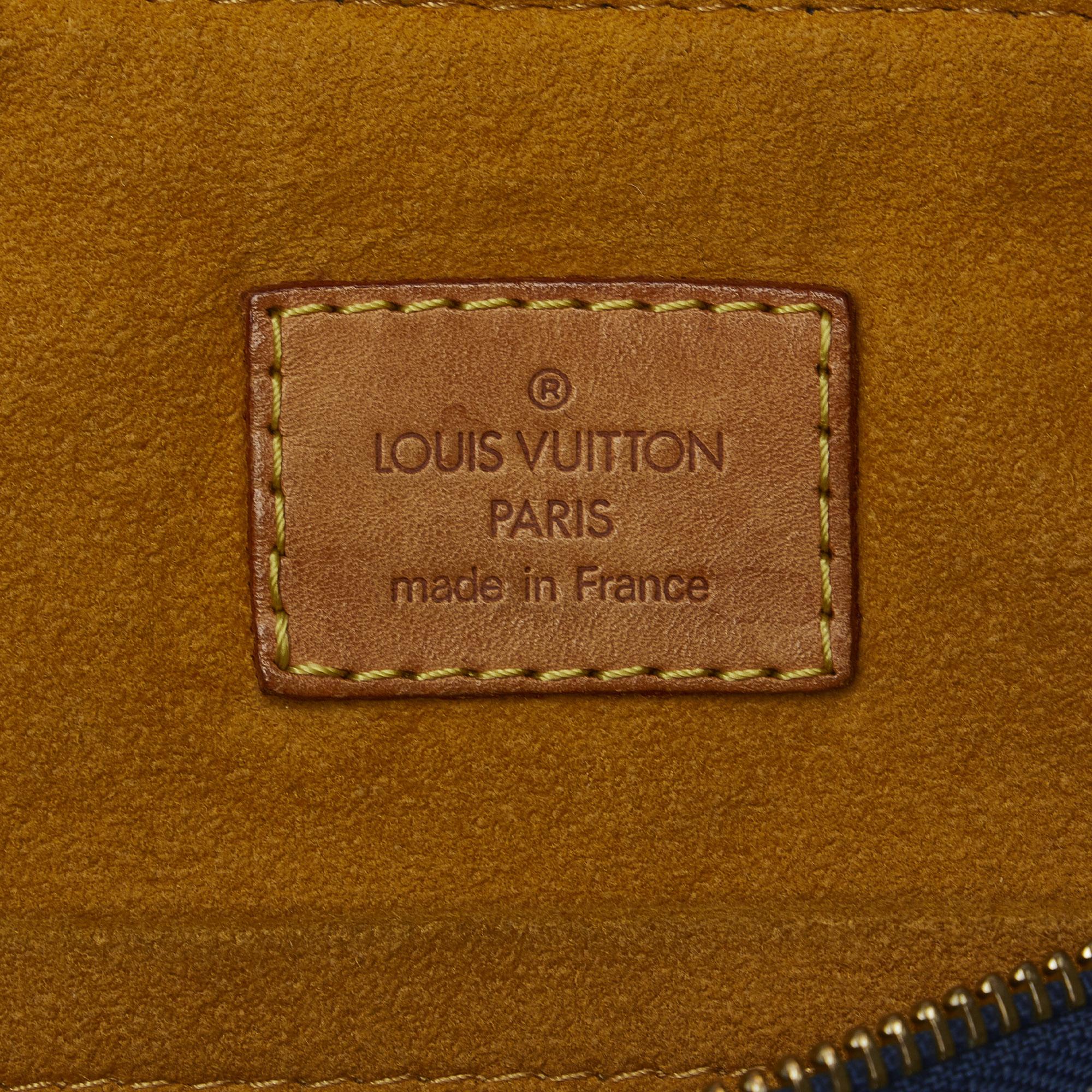 Louis Vuitton Blue Monogram Denim Baggy GM