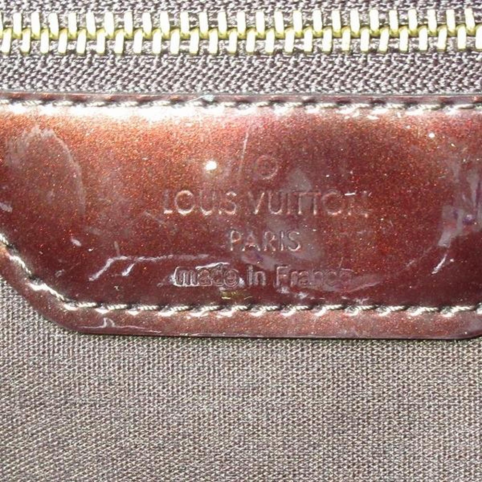 Louis Vuitton Burgundy Monogram Vernis Wilshire MM