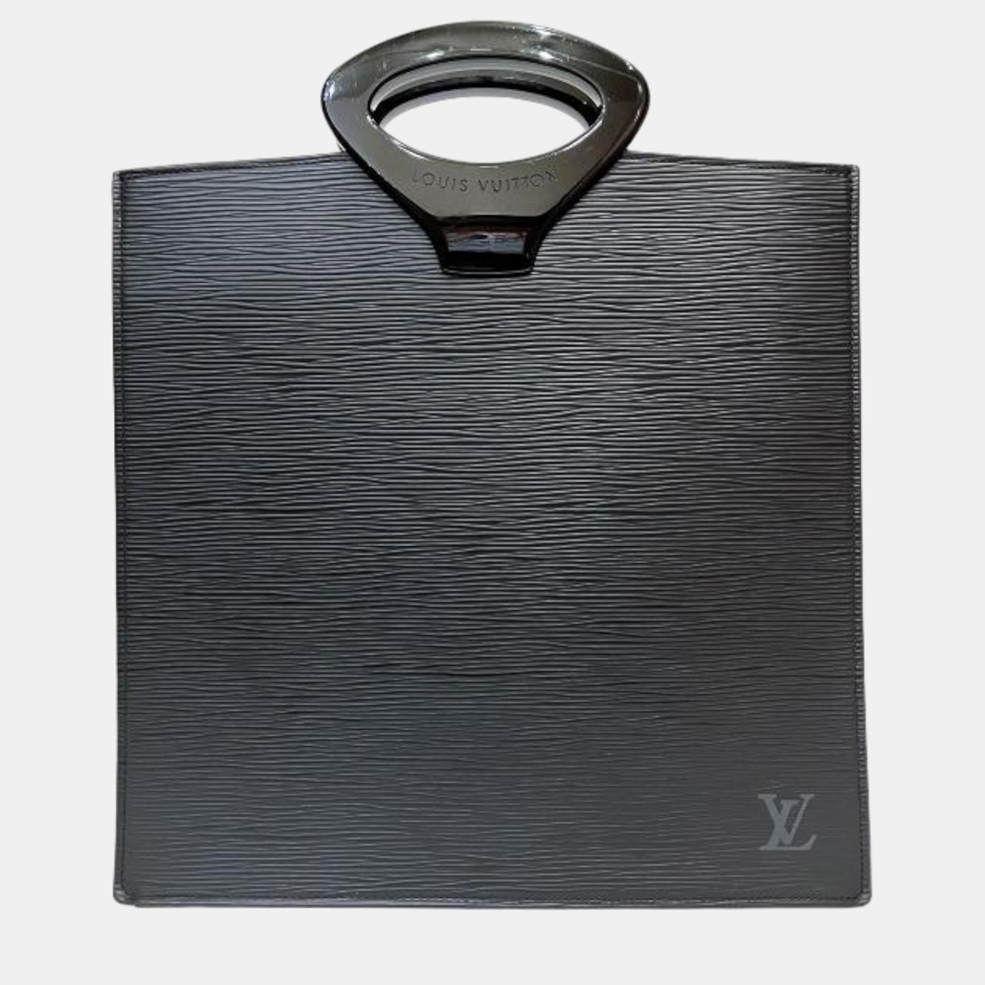 Louis Vuitton Black Epi Ombre Tote Bag