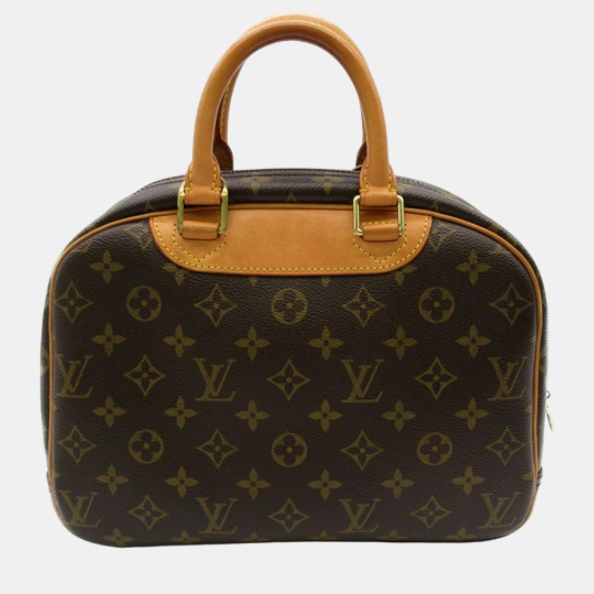Louis Vuitton Brown Monogram Canvas Trouville Handbag