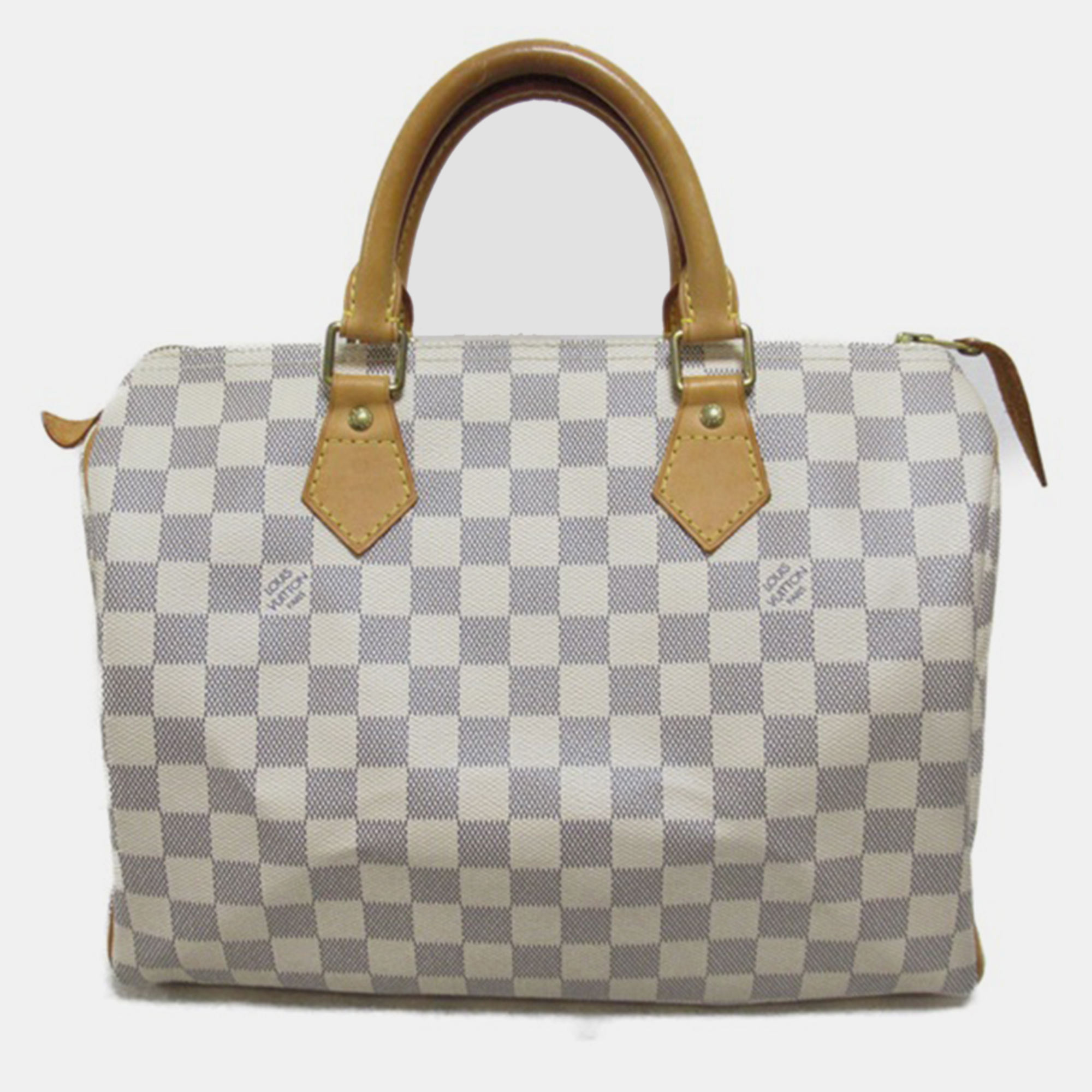 Louis Vuitton White Damier Azur Canvas Speedy 30 Bag