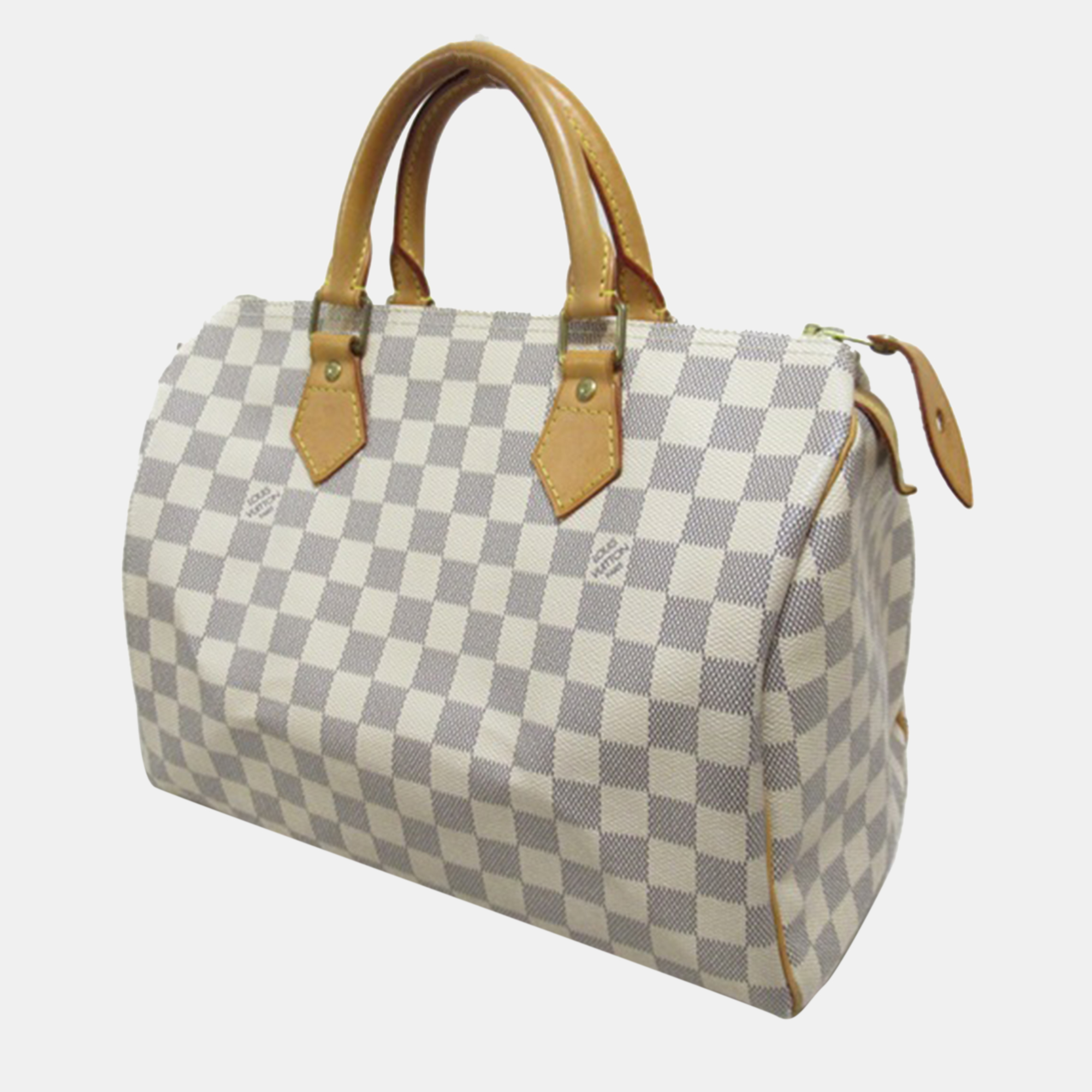Louis Vuitton White Damier Azur Canvas Speedy 30 Bag