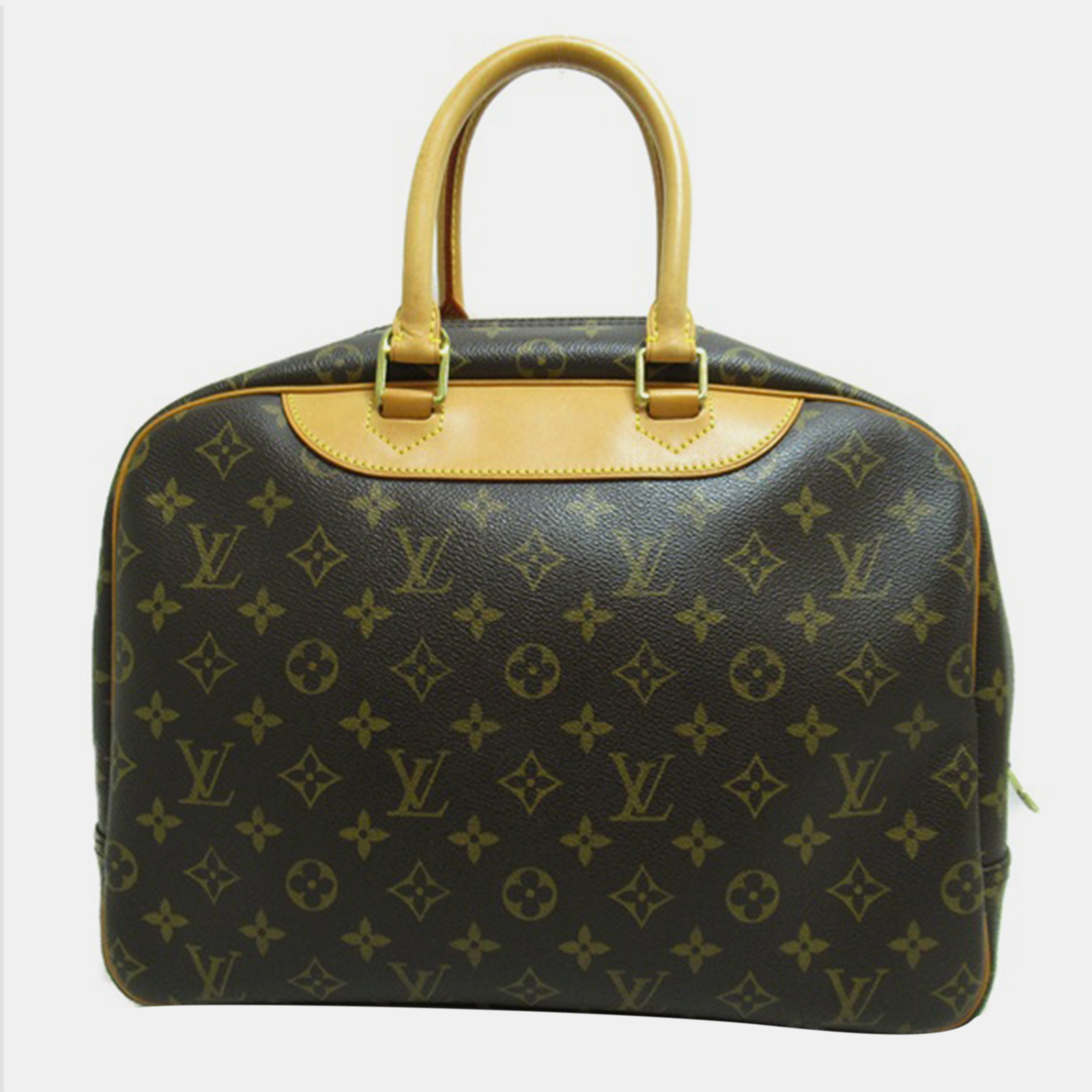 Louis Vuitton Brown Canvas Monogram Trouville Bag