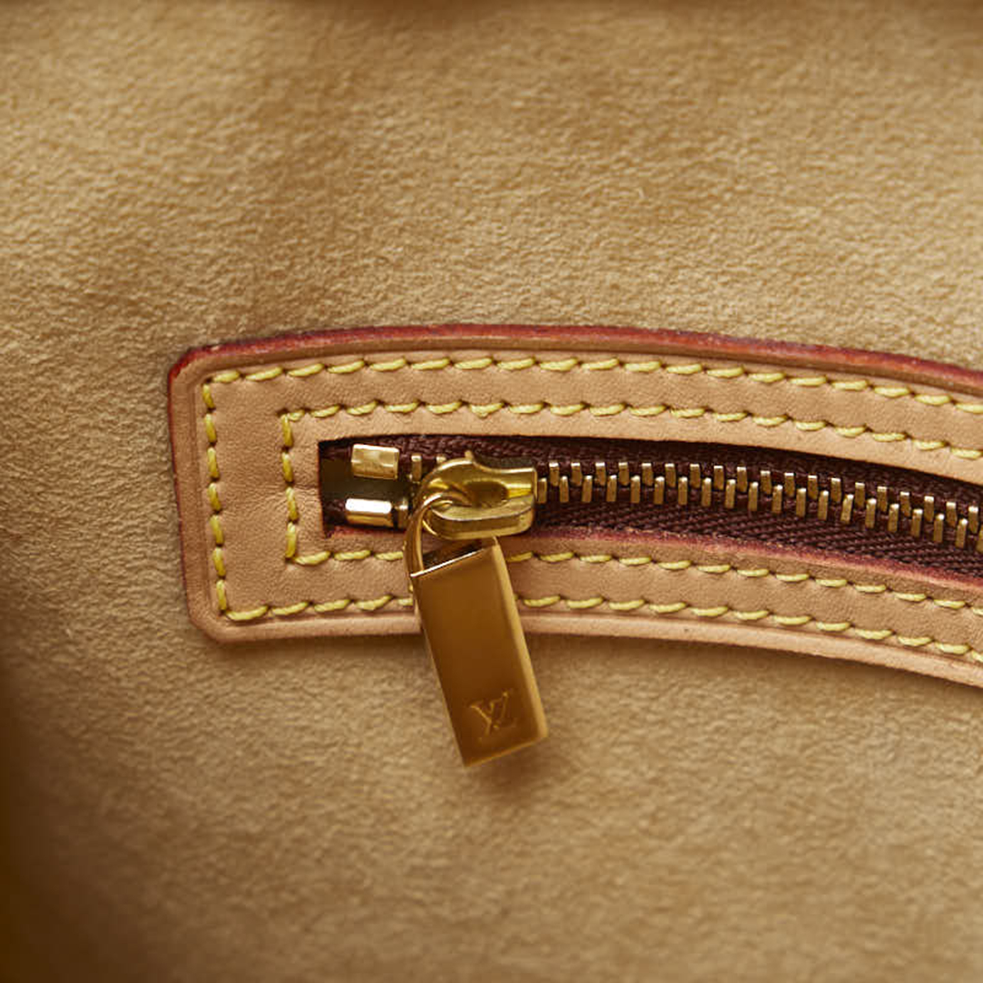 Louis Vuitton Brown Canvas Monogram Looping GM Handbag