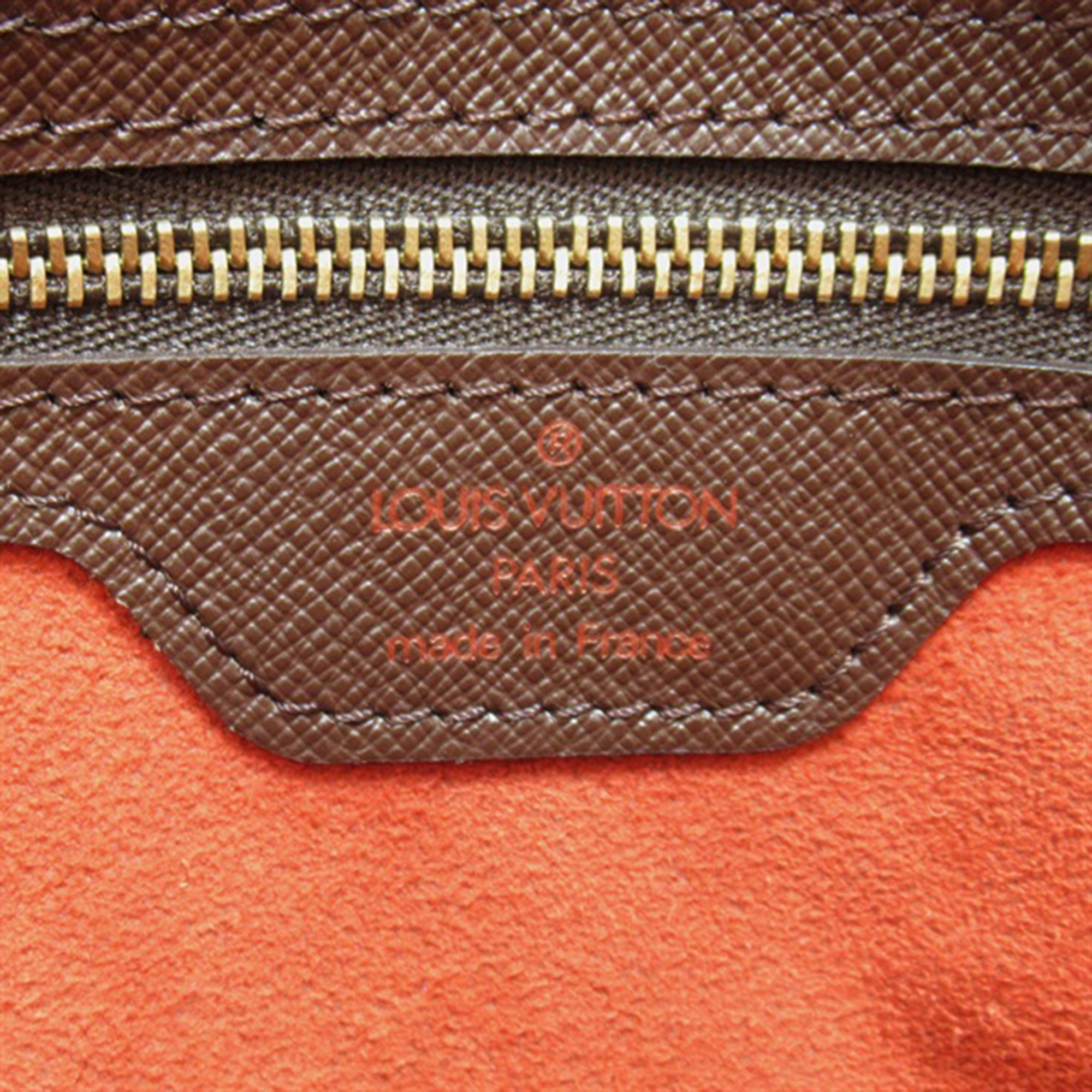 Louis Vuitton Brown Canvas Damier Ebene Triana Bag