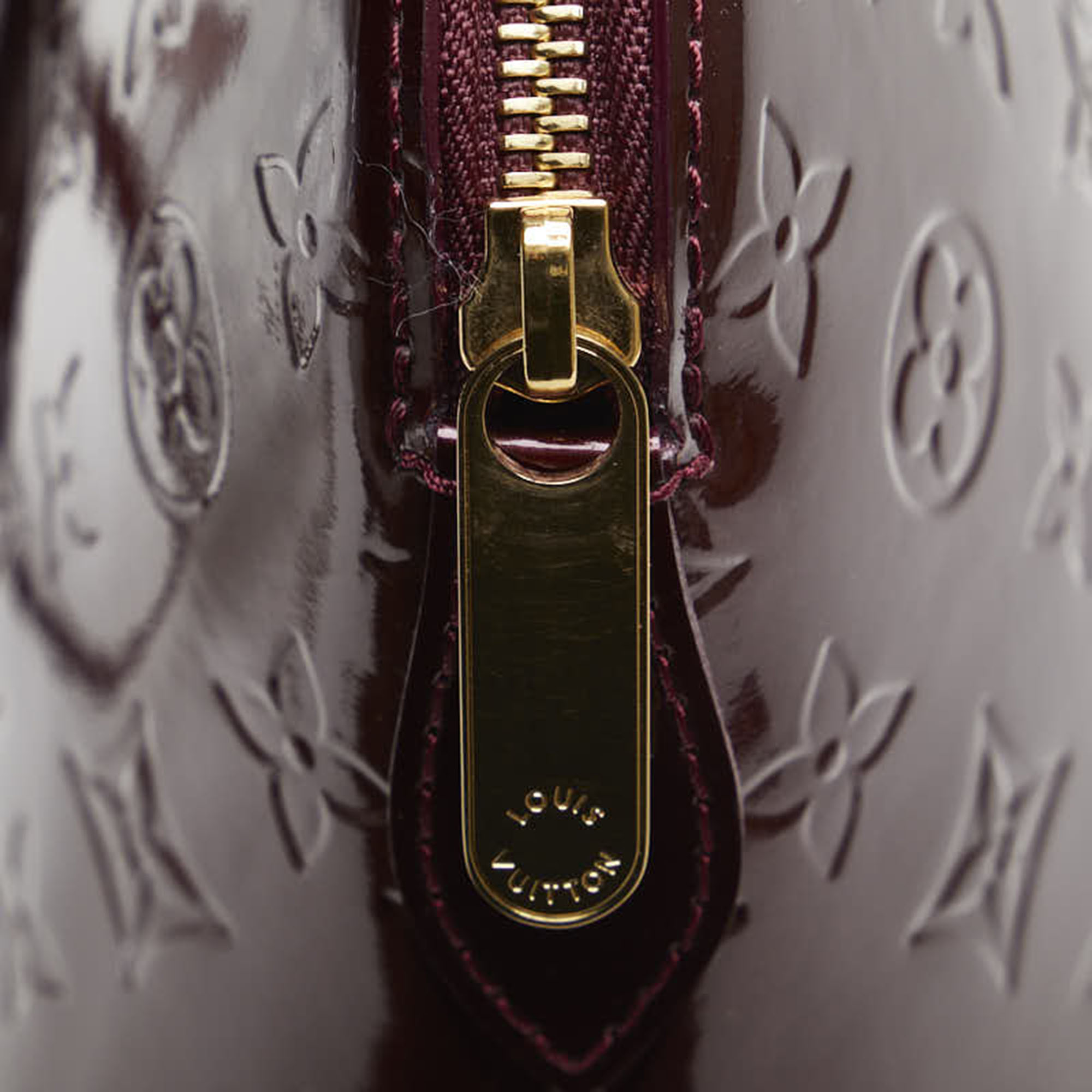 Louis Vuitton Rose Gold Monogram Vernis Avalon Zip Tote