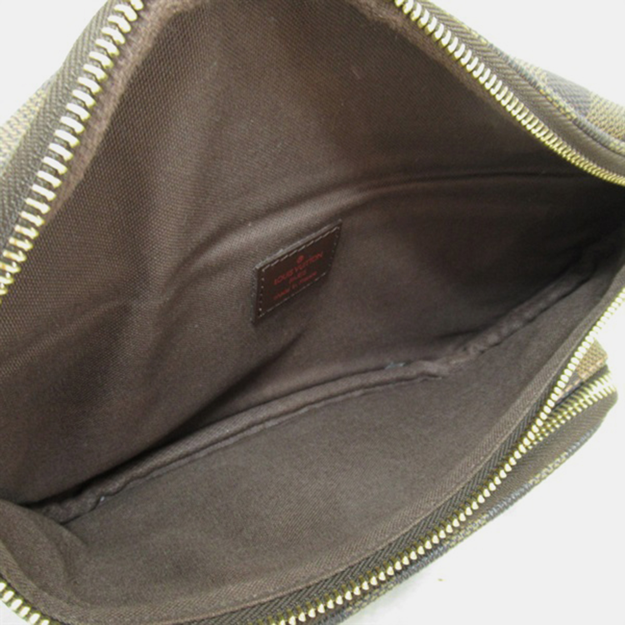 Louis Vuitton Brown Canvas Damier Ebene Melville Bum Bag
