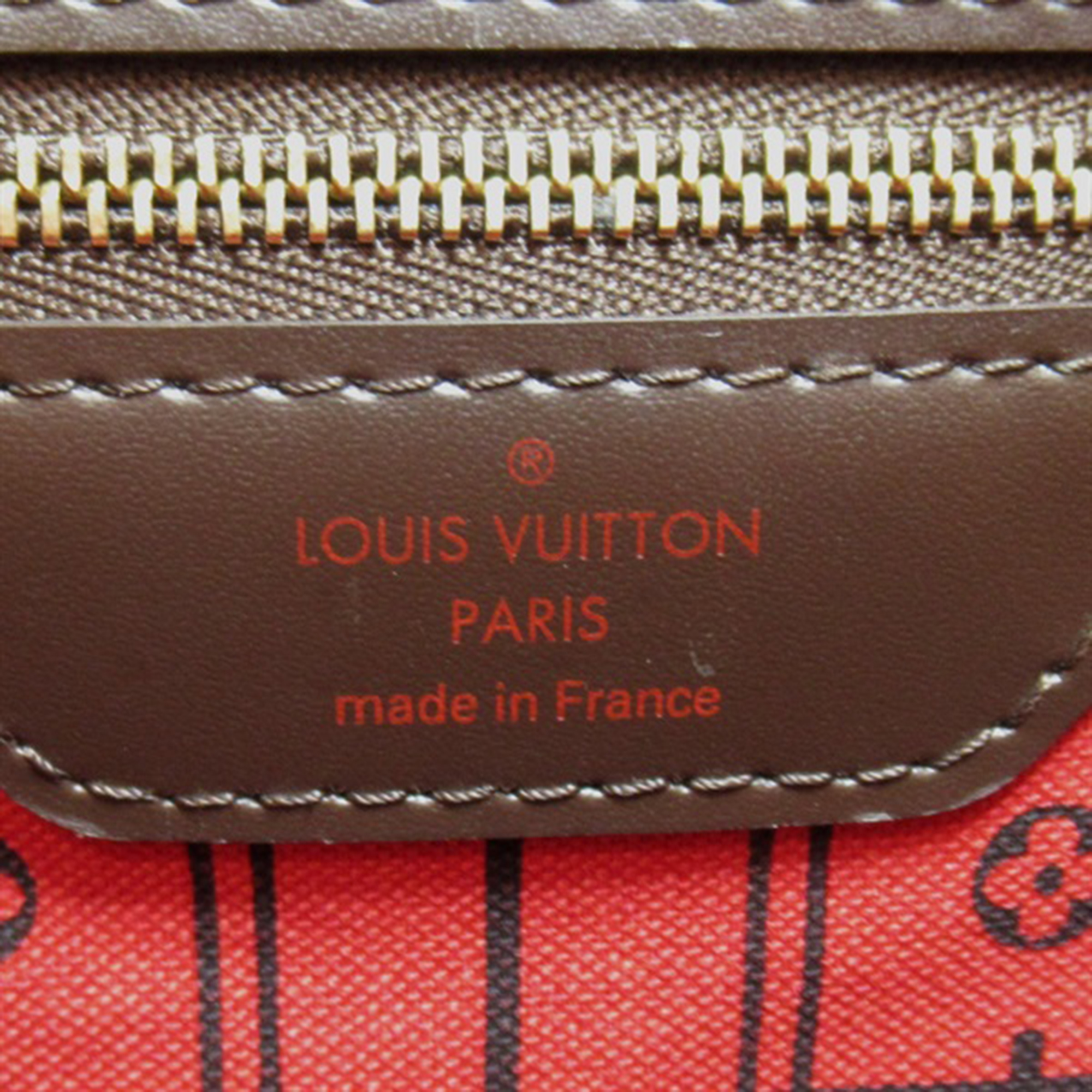 Louis Vuitton Brown Canvas Damier Ebene Neverfull GM Bag